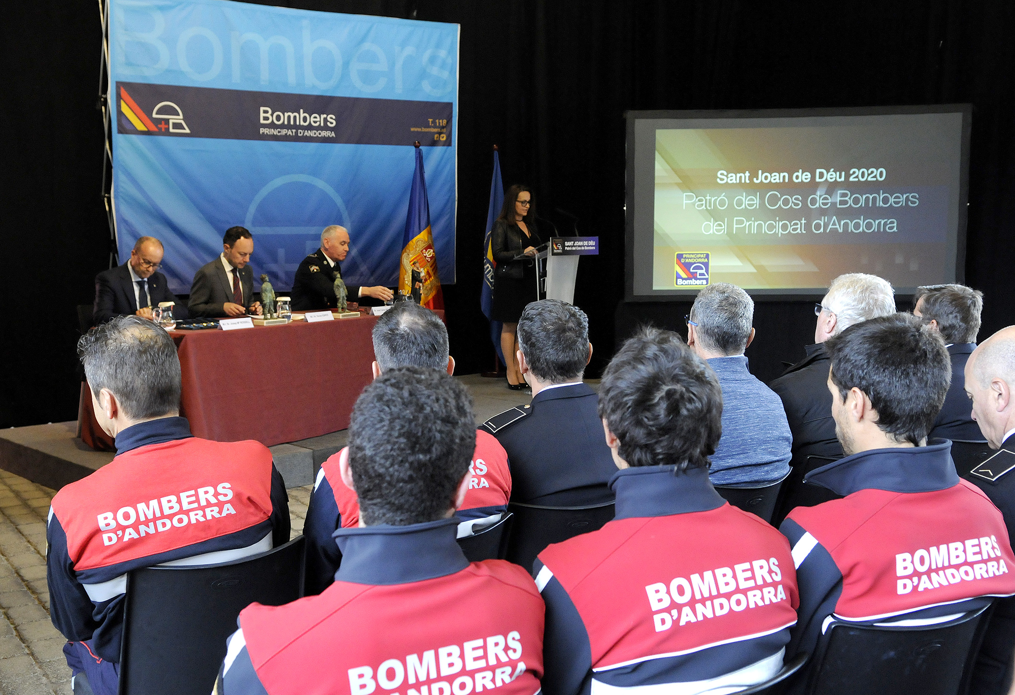 Els Bombers celebren el dia del seu patró arribant als 120 efectius