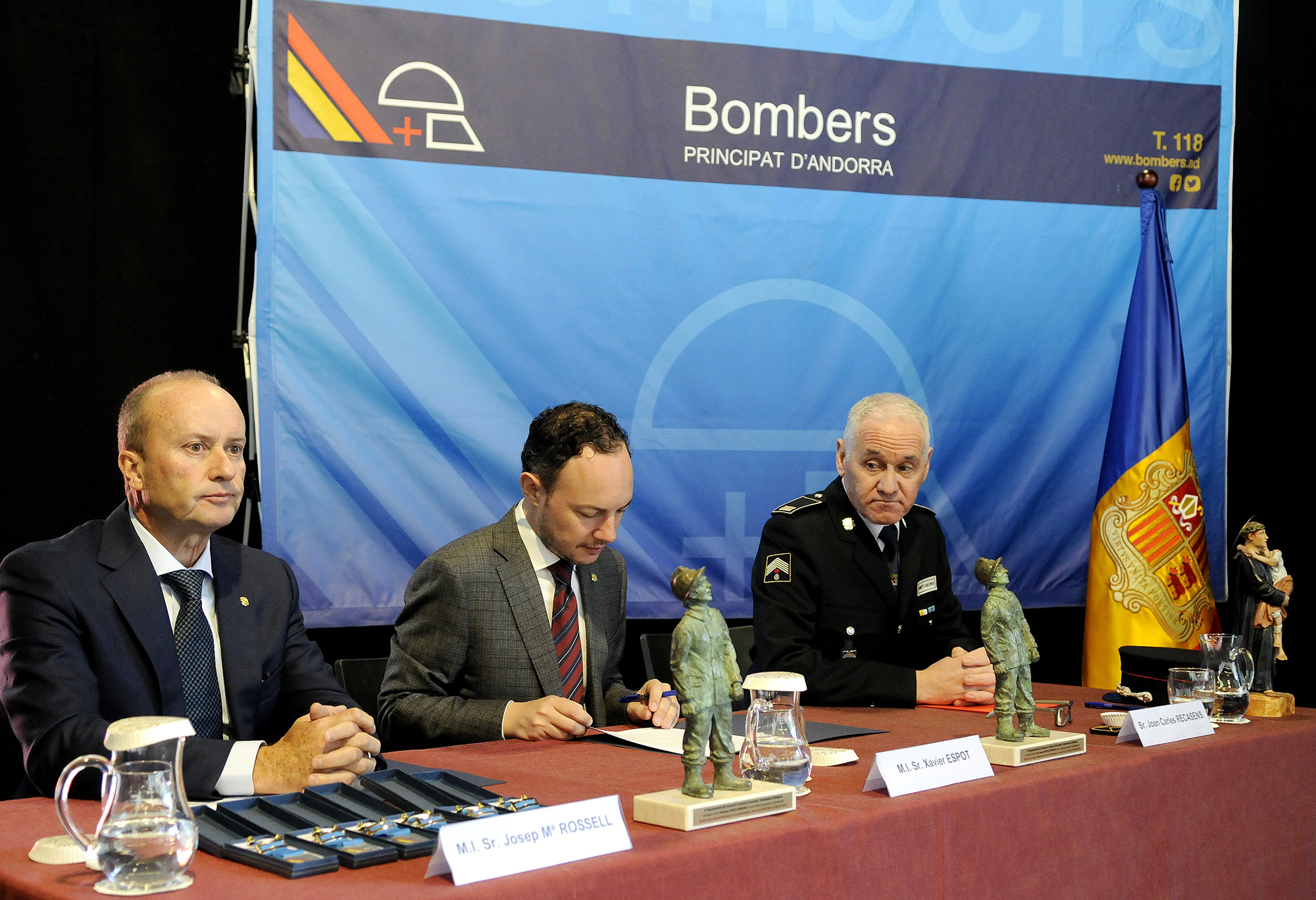 Els Bombers celebren el dia del seu patró arribant als 120 efectius