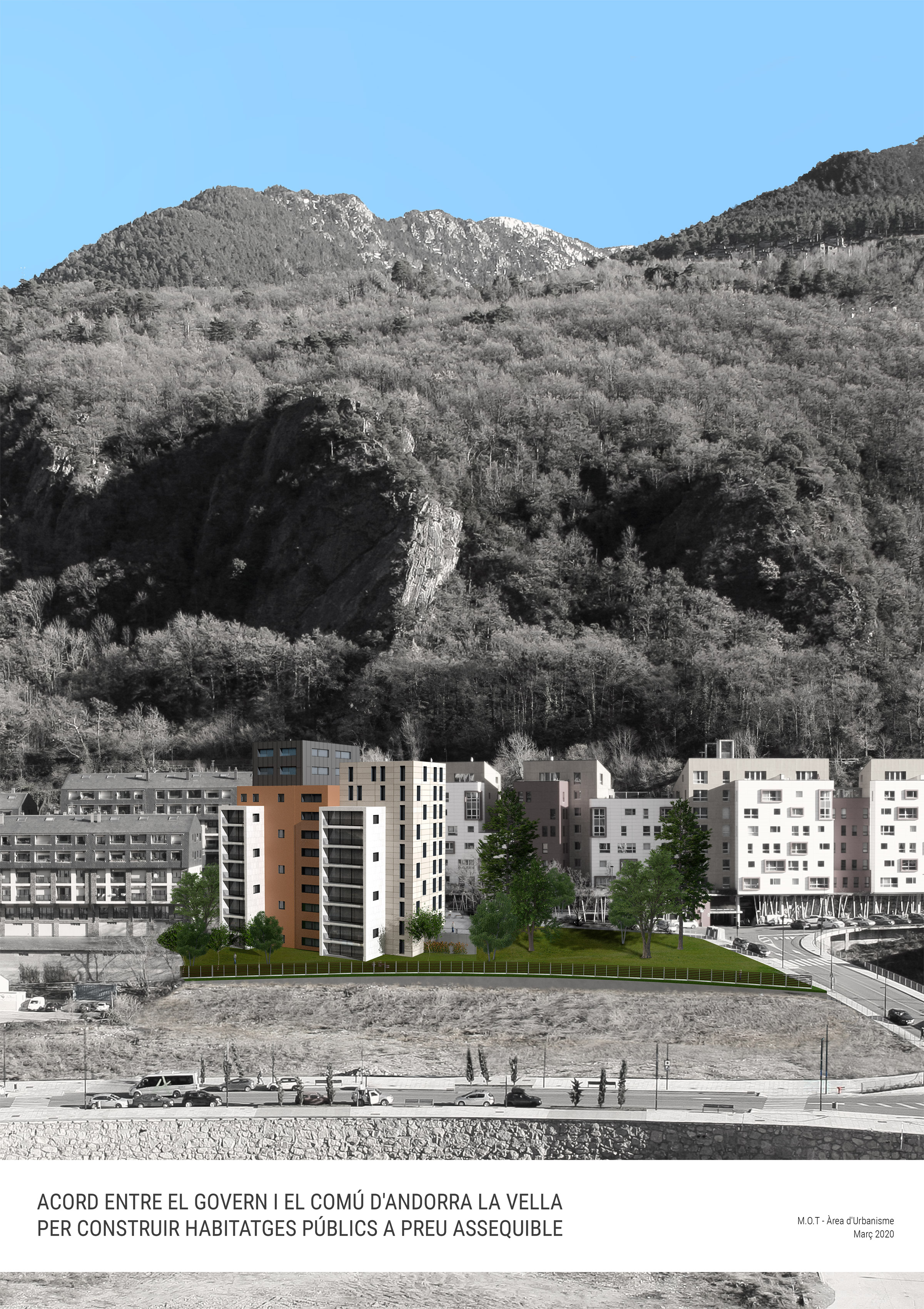 El Govern signa un protocol de cessió de terreny amb el comú d’Andorra la Vella per construir habitatges públics a preu assequible