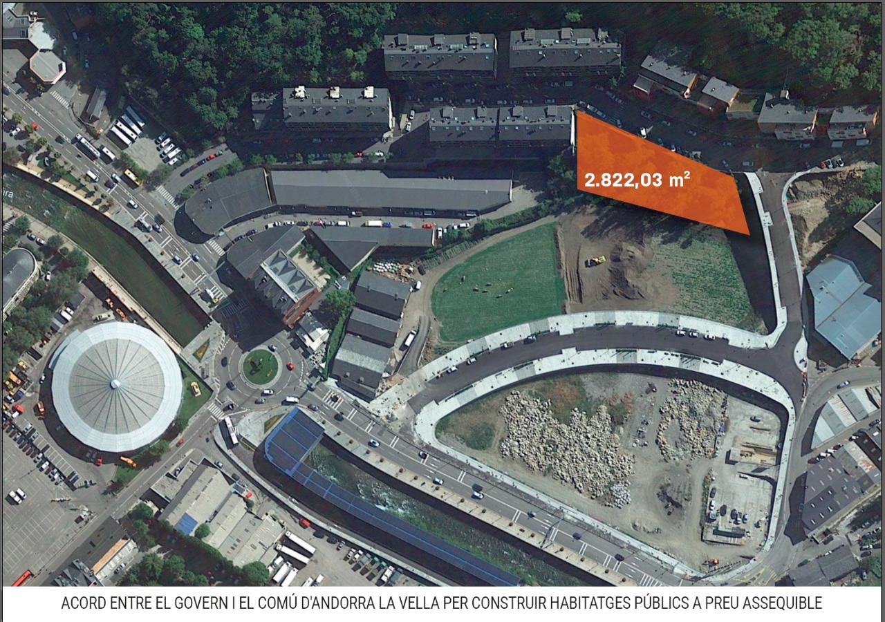El Govern signa un protocol de cessió de terreny amb el comú d’Andorra la Vella per construir habitatges públics a preu assequible