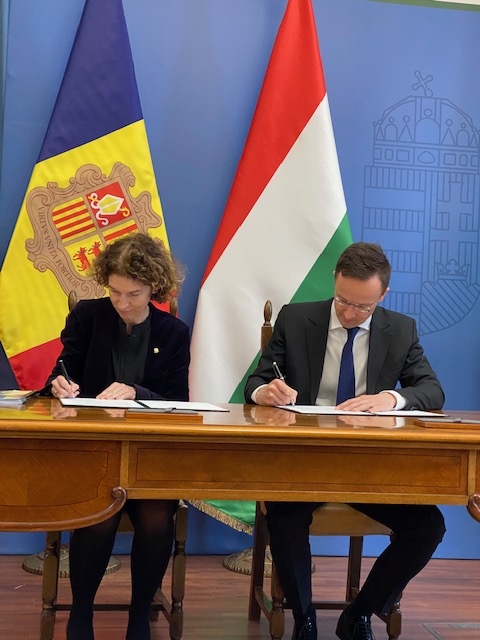Andorra i Hongria signen un protocol d’entesa en matèria de turisme