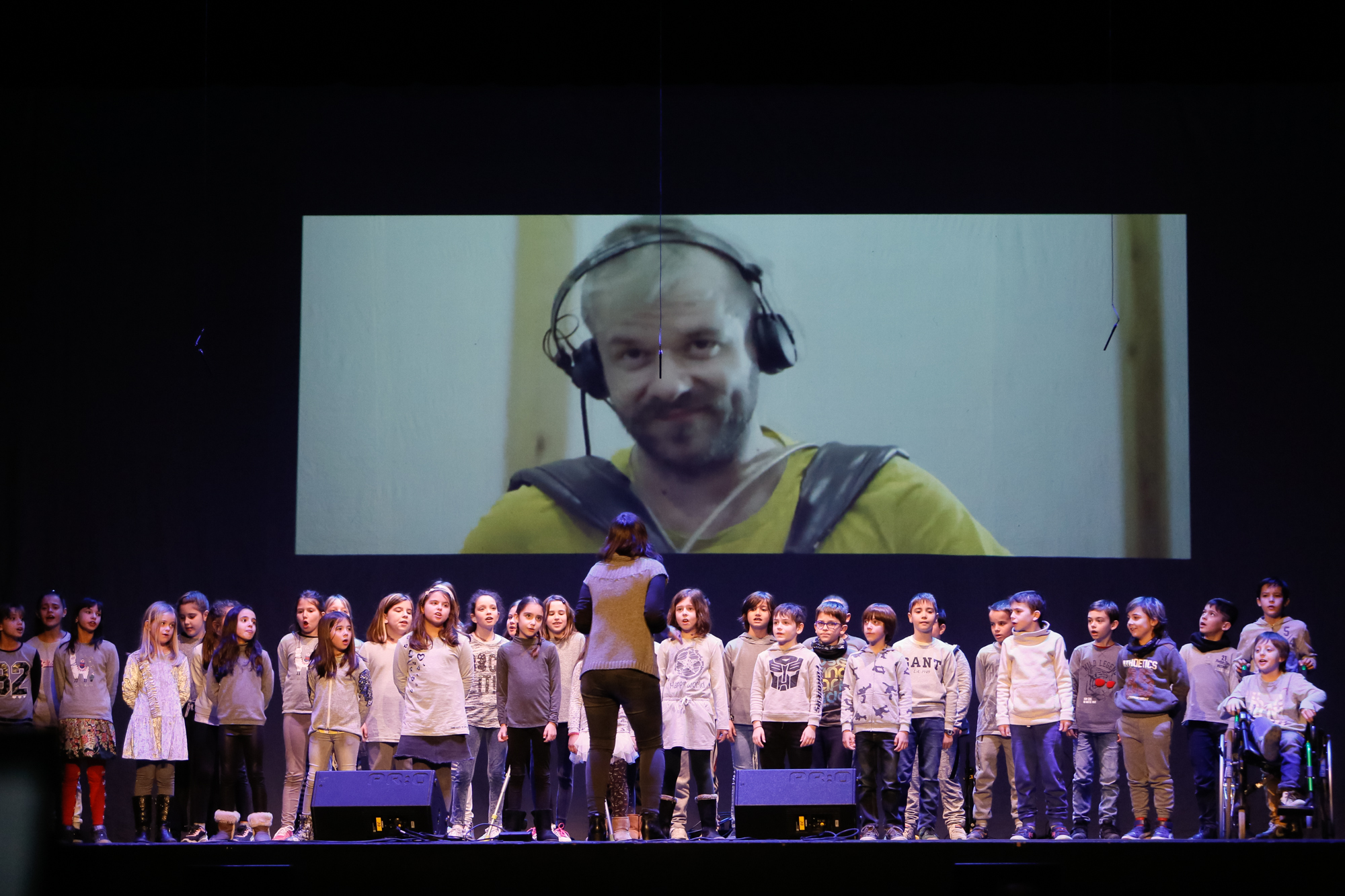 Prop de 300 alumnes de l’Escola Andorrana participen en la sisena Cantada Interescolar