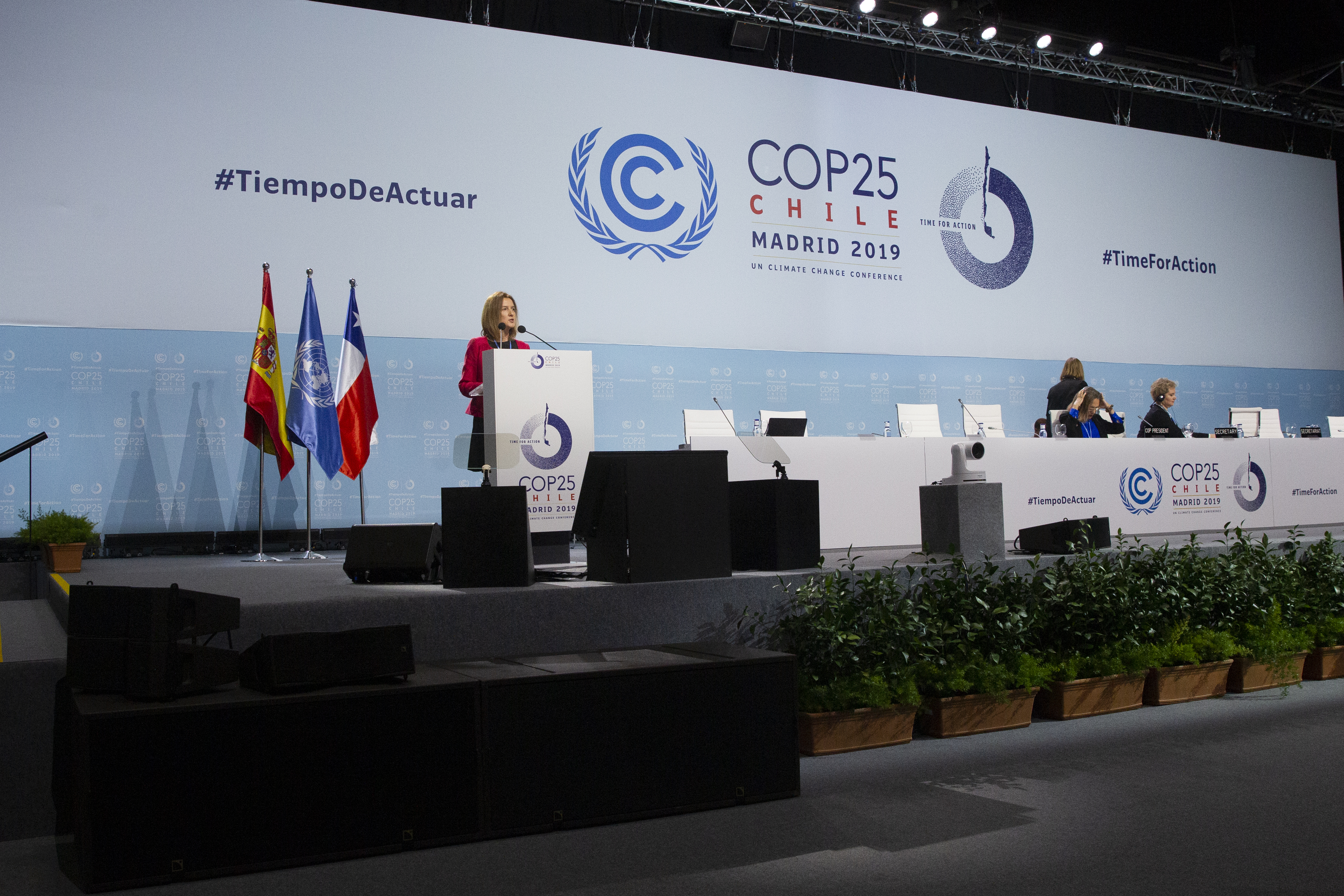 Calvó destaca l’aposta d’Andorra per aconseguir la neutralitat climàtica, durant la participació en la COP25