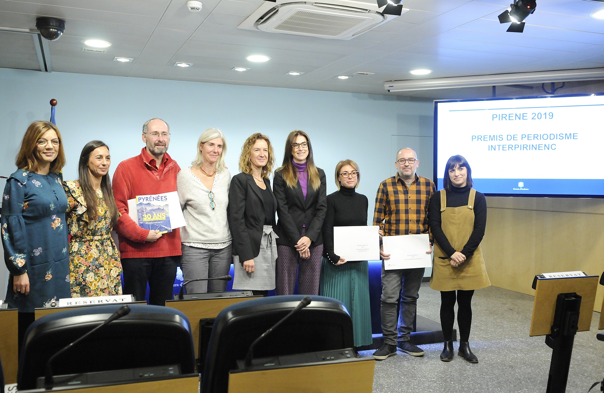 Teisseire-Dufour, del Castillo i Pons guardonats durant la 24a edició del premi Pirene de Periodisme Interpirinenc