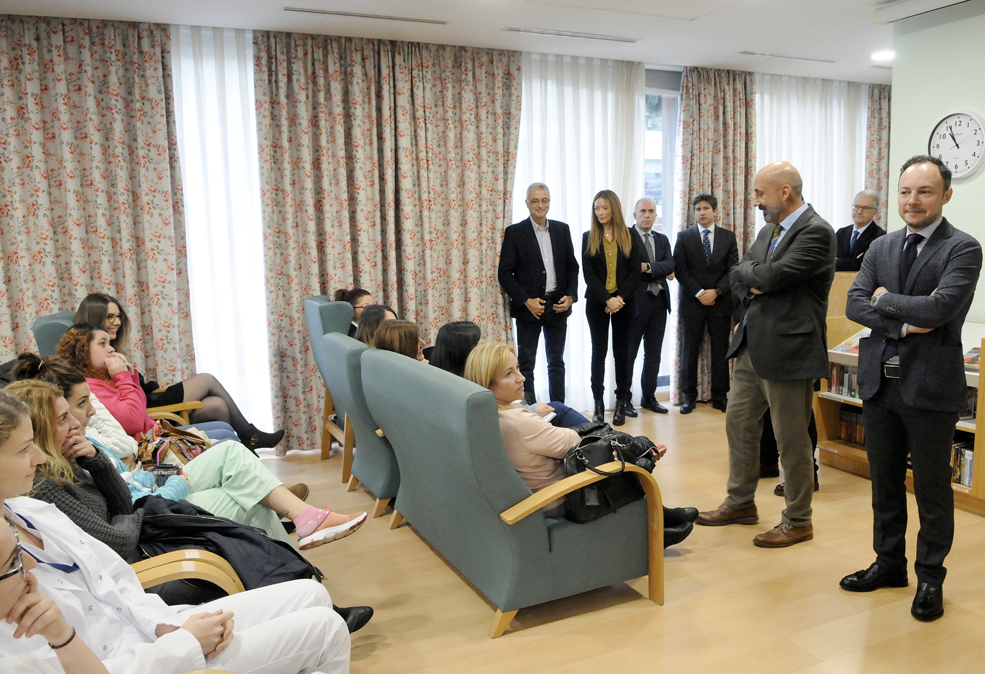 Espot i Martínez Benazet es reuneixen amb els treballadors del Cedre