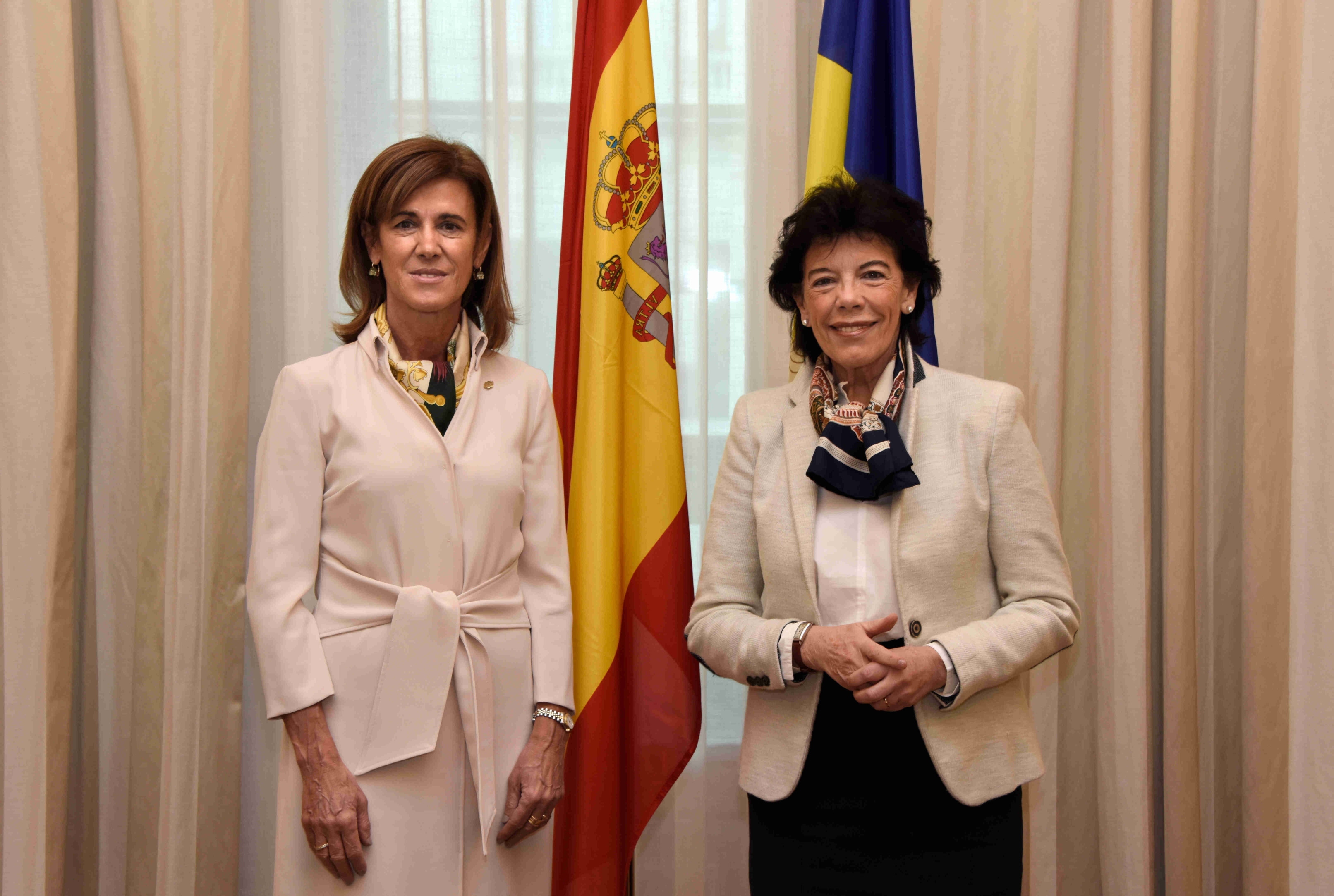 Ester Vilarrubla es reuneix a Madrid amb la seva homòloga, Isabel Celaá