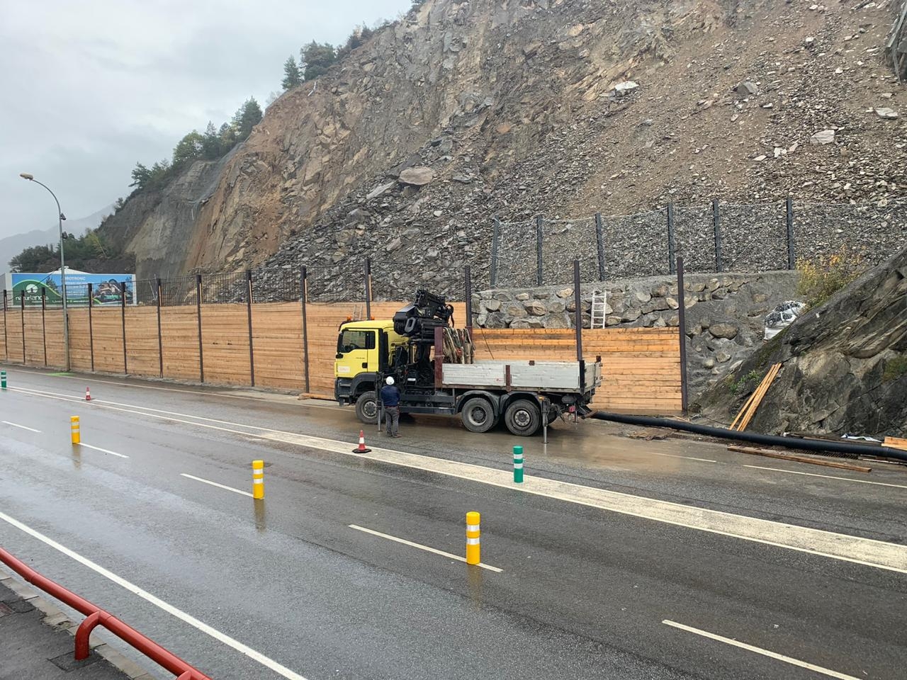 Acabades les obres de seguretat addicional a la zona de la Portalada