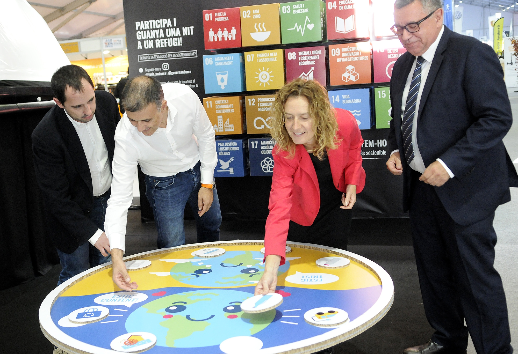 El Ministeri de Medi Ambient, Agricultura i Sostenibilitat i FEDA acosten els ODS en el seu estand de la Fira d’Andorra la Vella