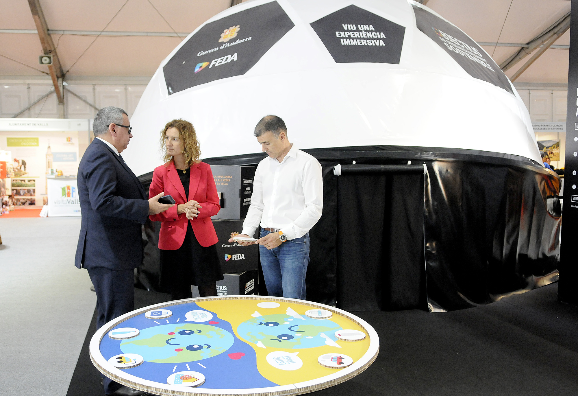 El Ministeri de Medi Ambient, Agricultura i Sostenibilitat i FEDA acosten els ODS en el seu estand de la Fira d’Andorra la Vella
