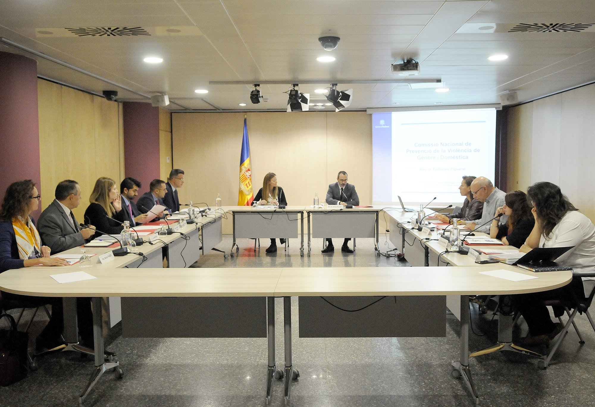 Víctor Filloy manté la primera reunió amb la Comissió Nacional de Prevenció de la Violència de Gènere i Domèstica