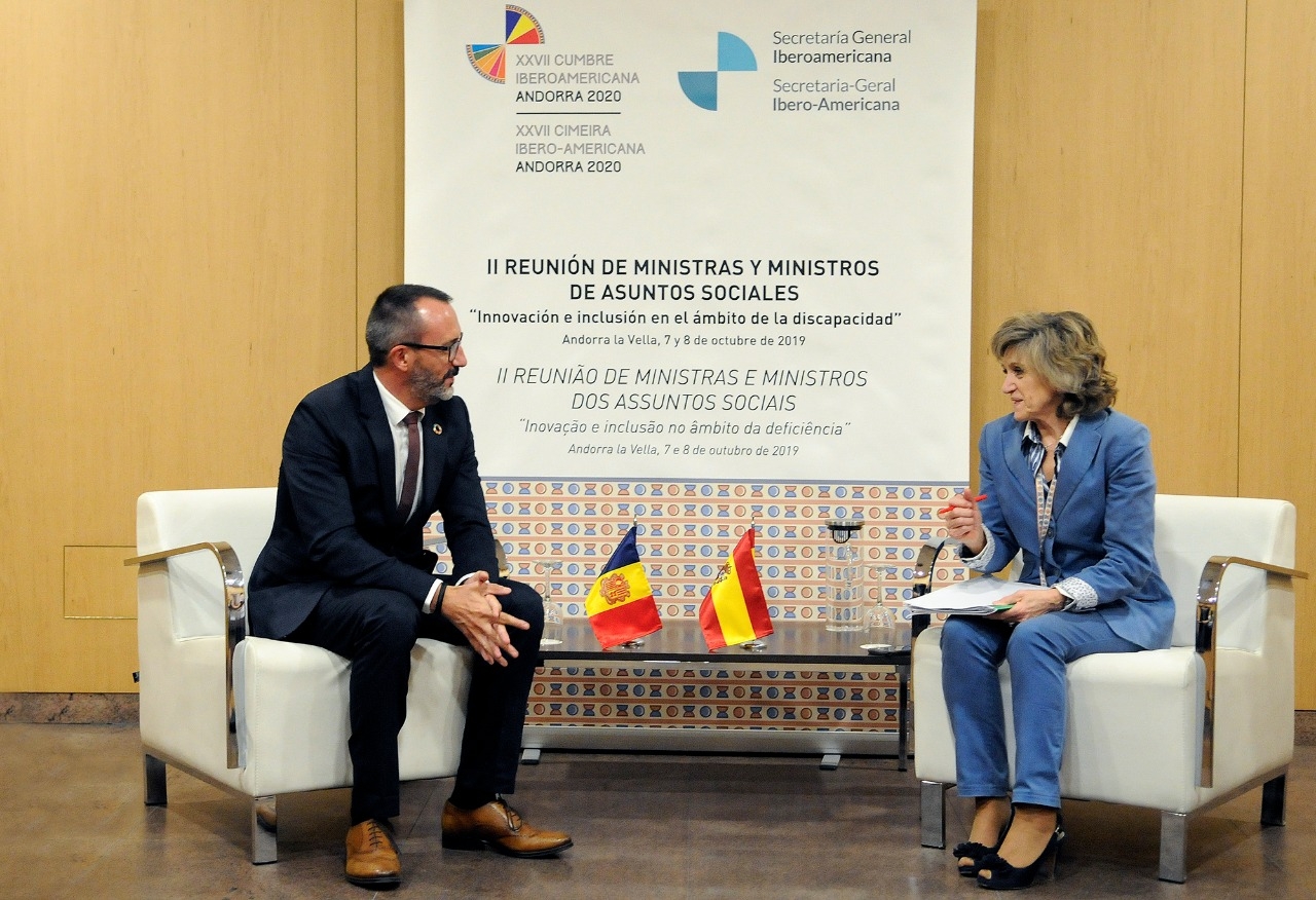 Filloy manté diverses reunions bilaterals en el marc de la ministerial iberoamericana d’Afers Socials