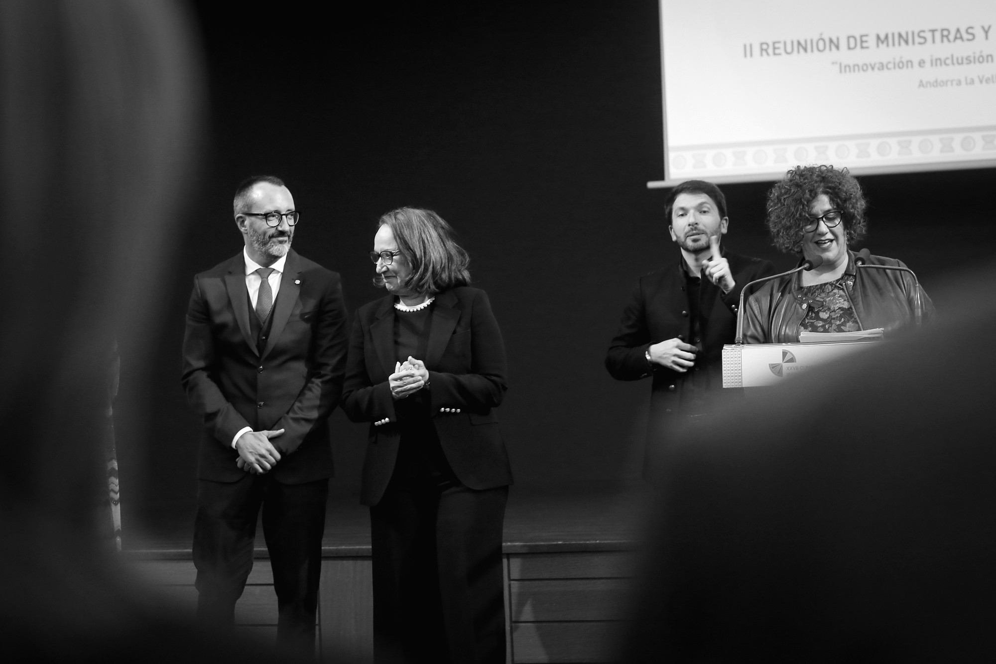 Filloy rep les delegacions dels països de la Comunitat Iberoamericana que participen en la II Reunió Iberoamericana de Ministres d’Afers Socials a Andorra