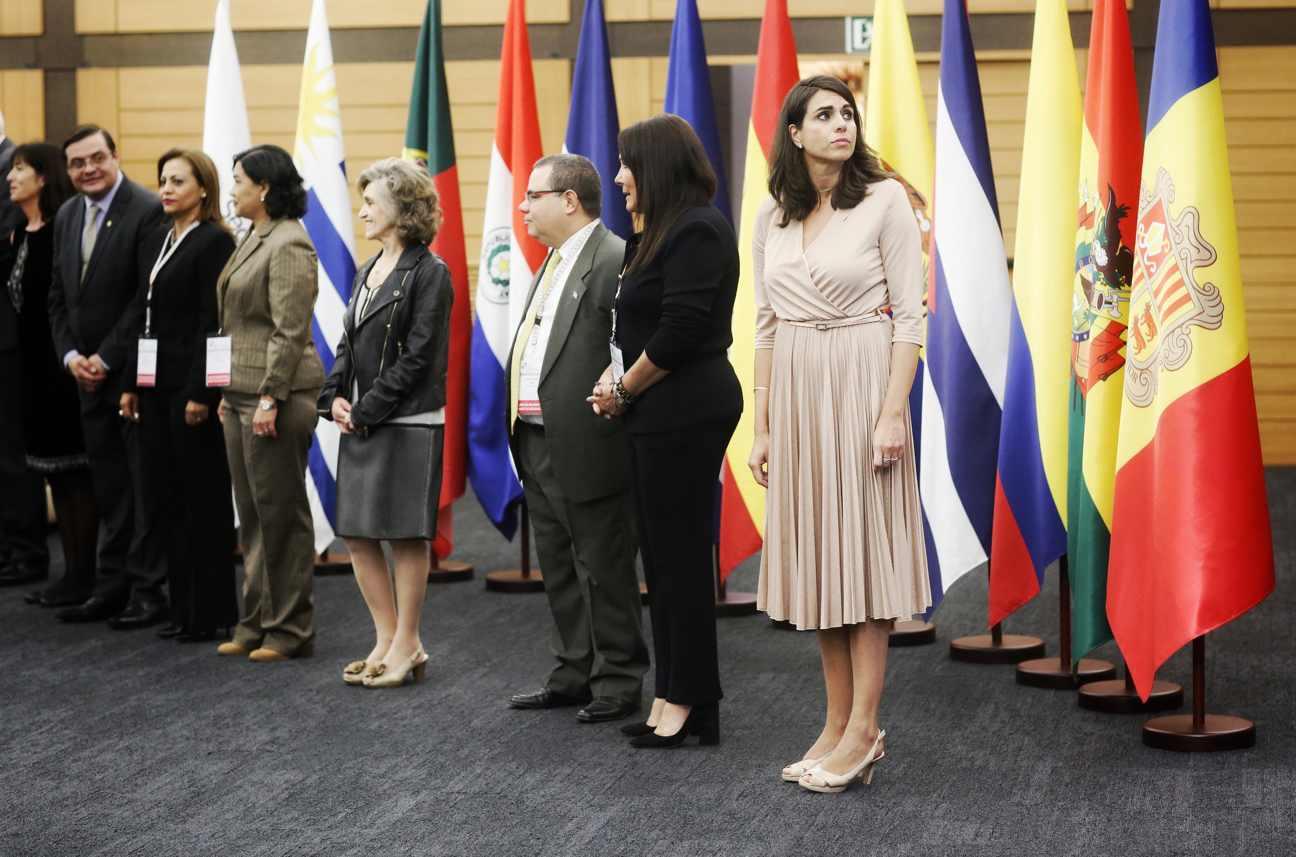 Filloy rep les delegacions dels països de la Comunitat Iberoamericana que participen en la II Reunió Iberoamericana de Ministres d’Afers Socials a Andorra
