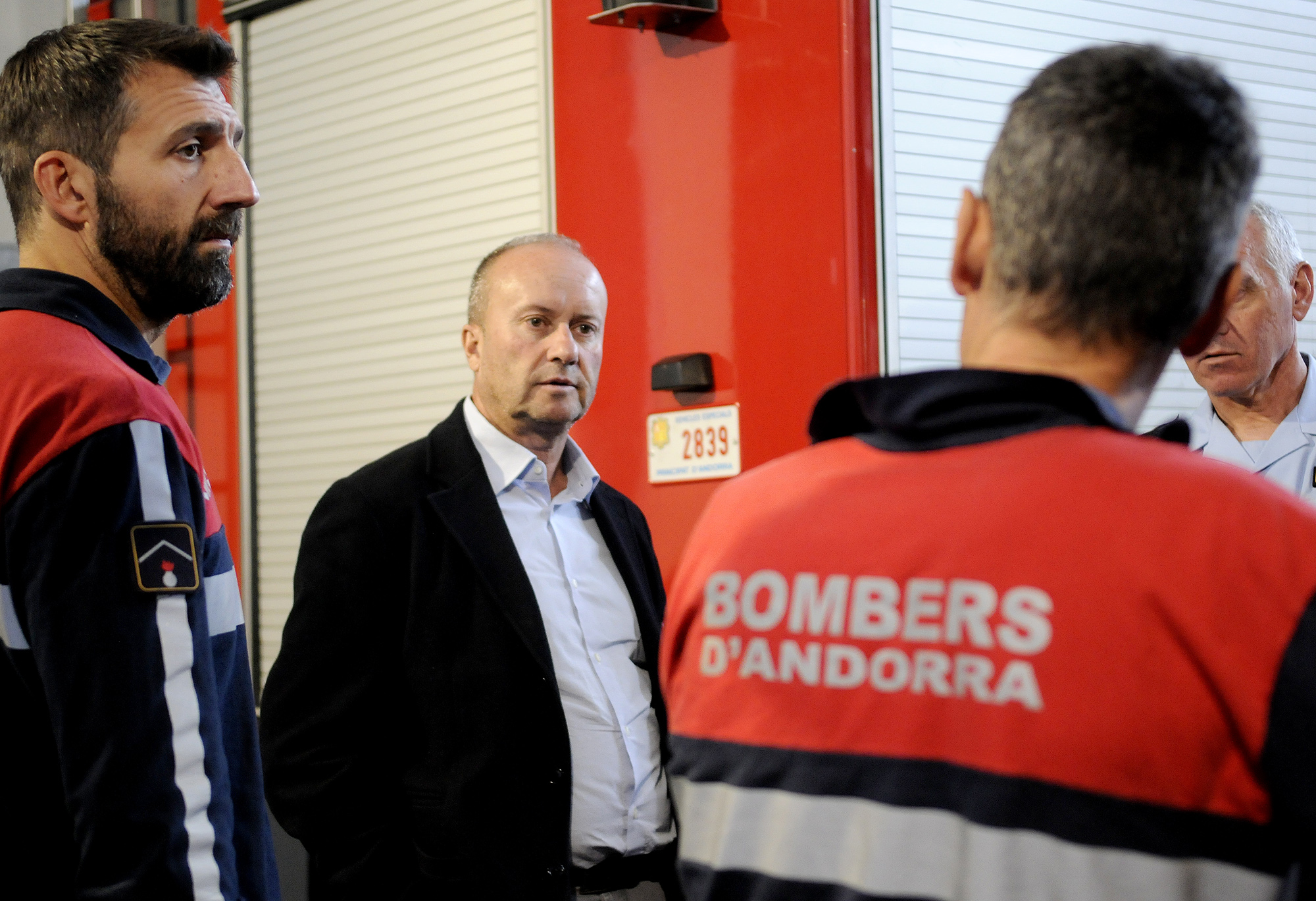 El ministre Josep Maria Rossell visita els parcs de Bombers de Canillo i del Pas de la Casa