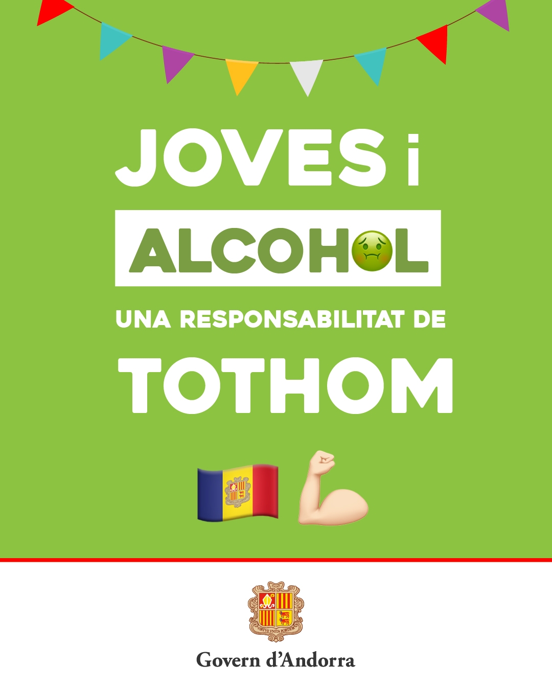 Campanya per sensibilitzar dels riscos pels joves del consum d’alcohol durant les Festes Majors