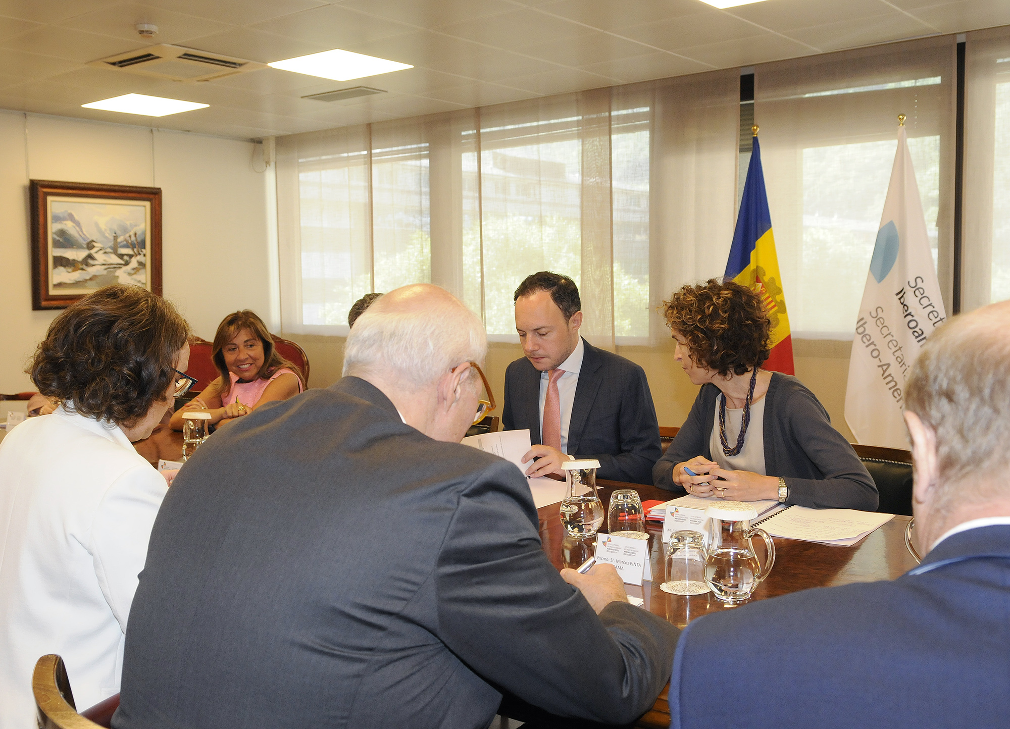 Rebeca Grynspan destaca la capacitat d’Andorra per organitzar els esdeveniments inclosos en el calendari de la Cimera Iberoamericana 2020