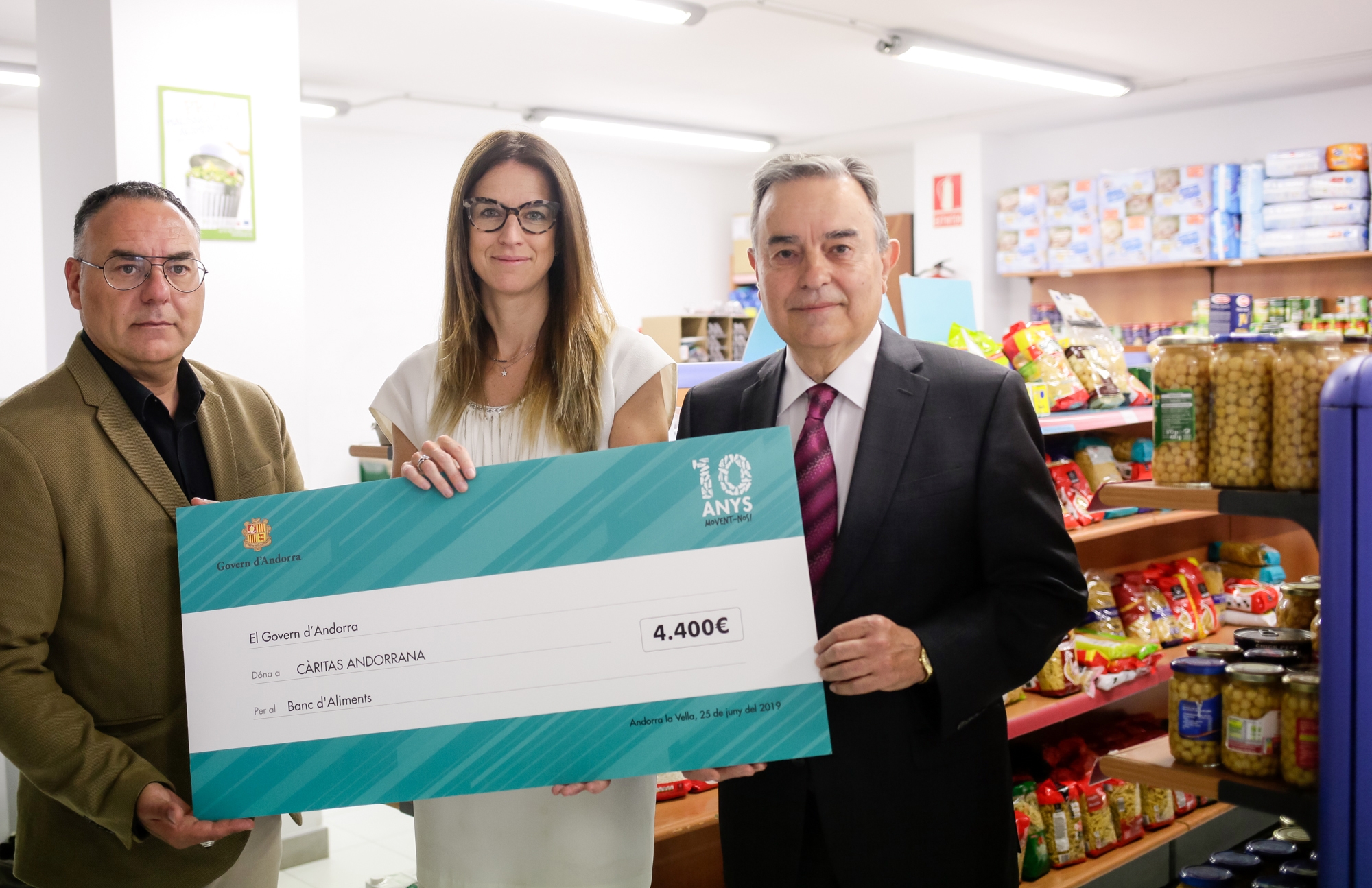 La recaptació de la 10a cursa popular illa Carlemany es destina al Banc d’Aliments de Càritas