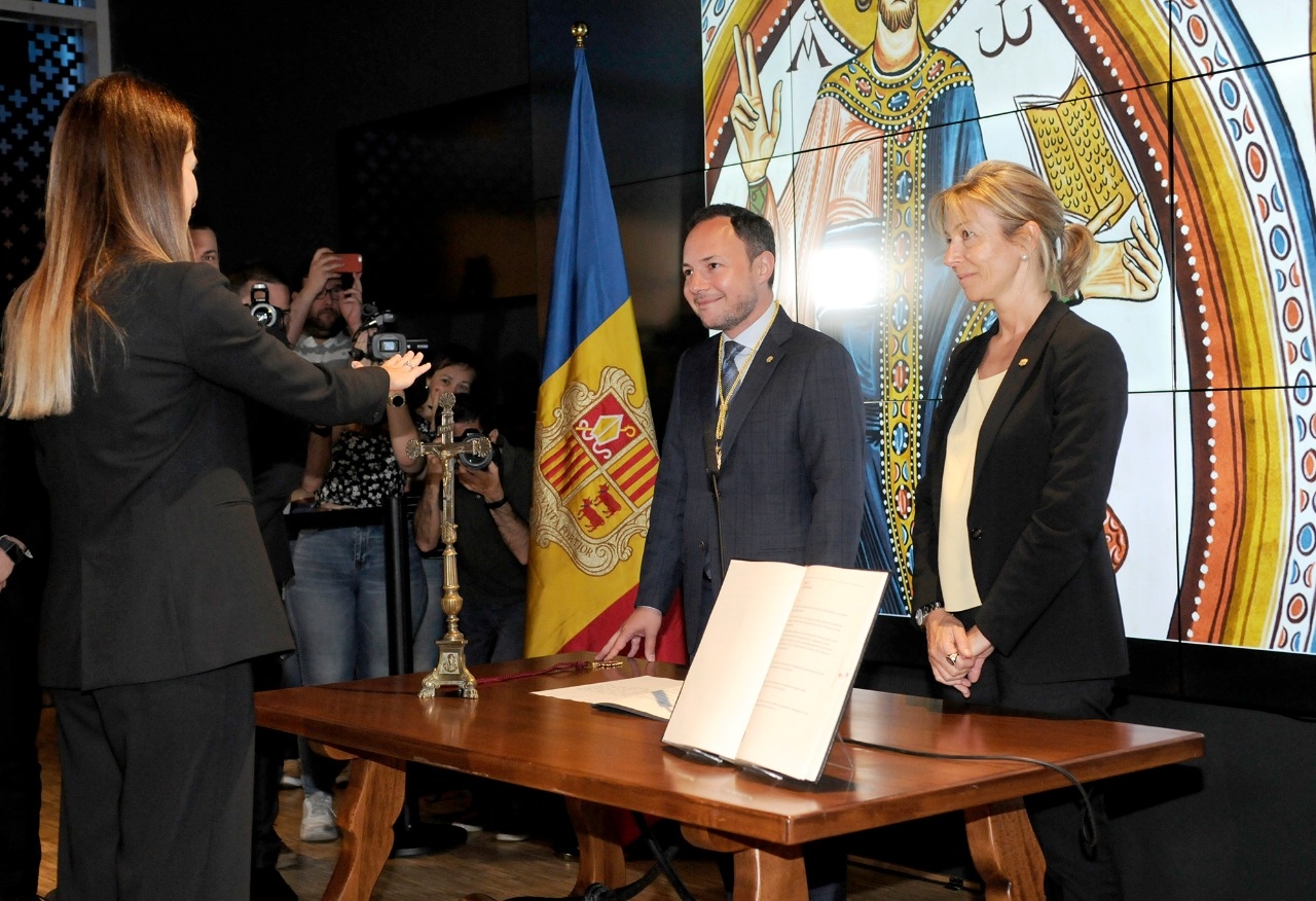 Sílvia Riva, jura el càrrec com a ministra de Cultura i Esports