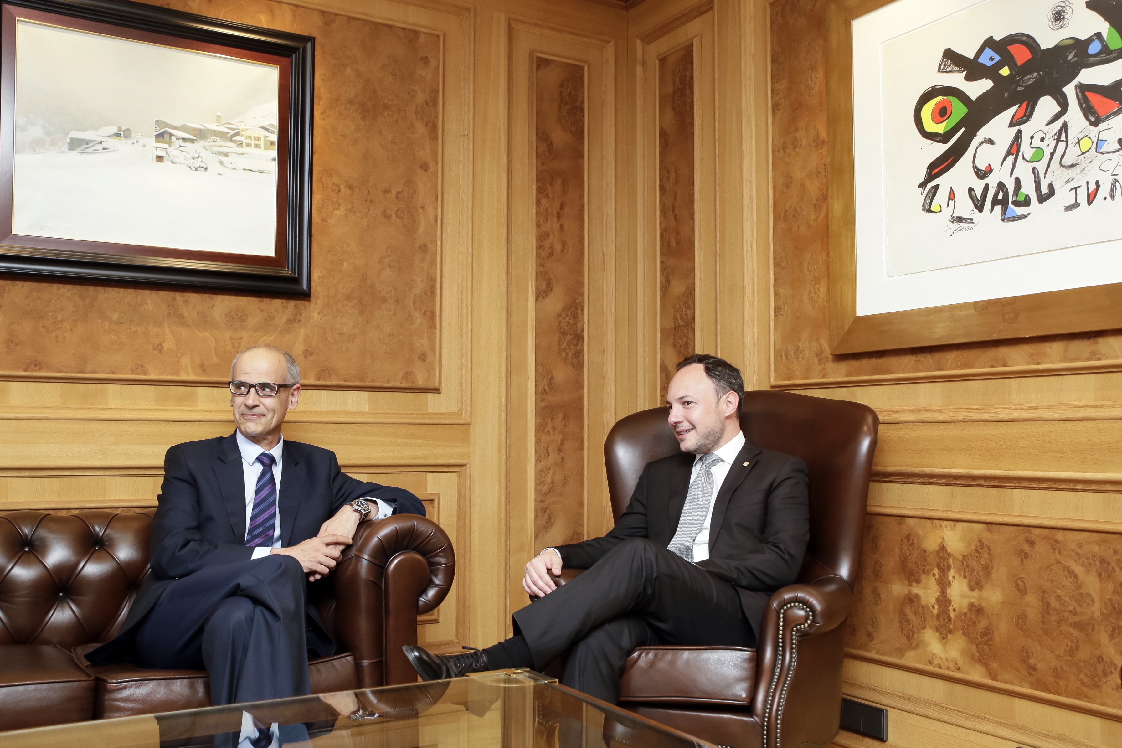 Xavier Espot jura el càrrec de cap de Govern