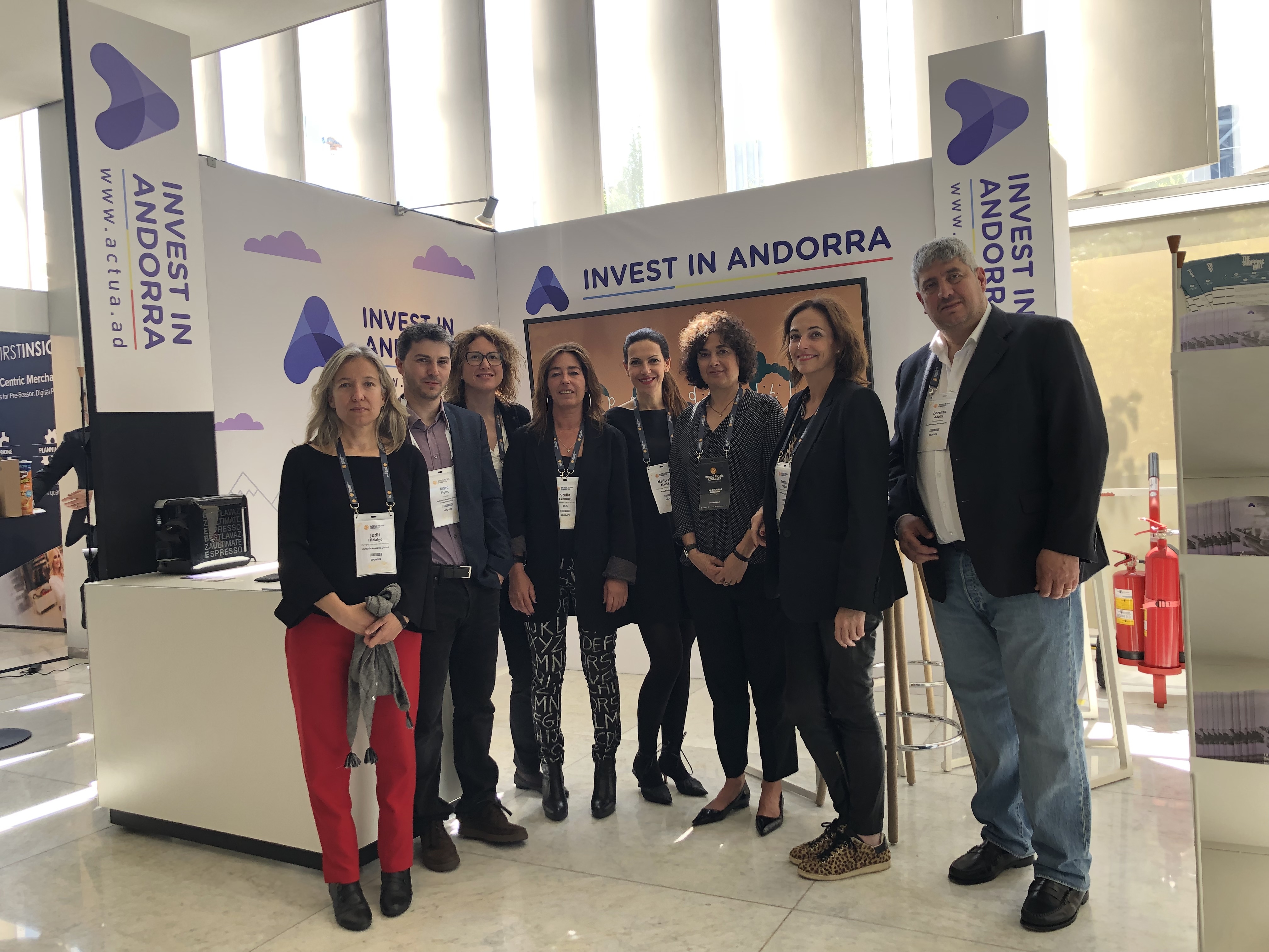 Actua i empresaris andorrans coneixen les darreres tendències del sector del comerç al World Retail Congress d’Amsterdam