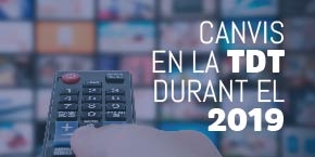 Quatre canals de la TDT canviaran de freqüència durant el 2019