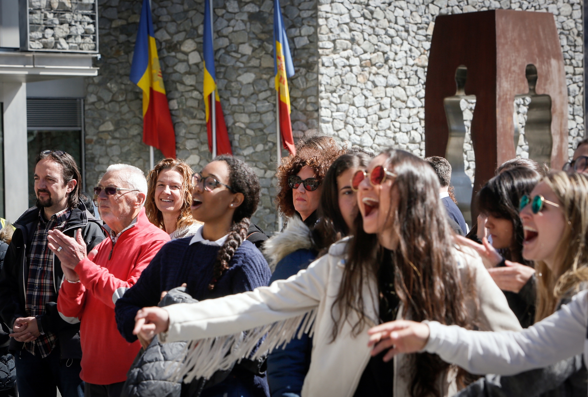 Silvia Calvó felicita als representants del moviment d’estudiants per a la defensa del Medi Ambient Friday For Future Andorra