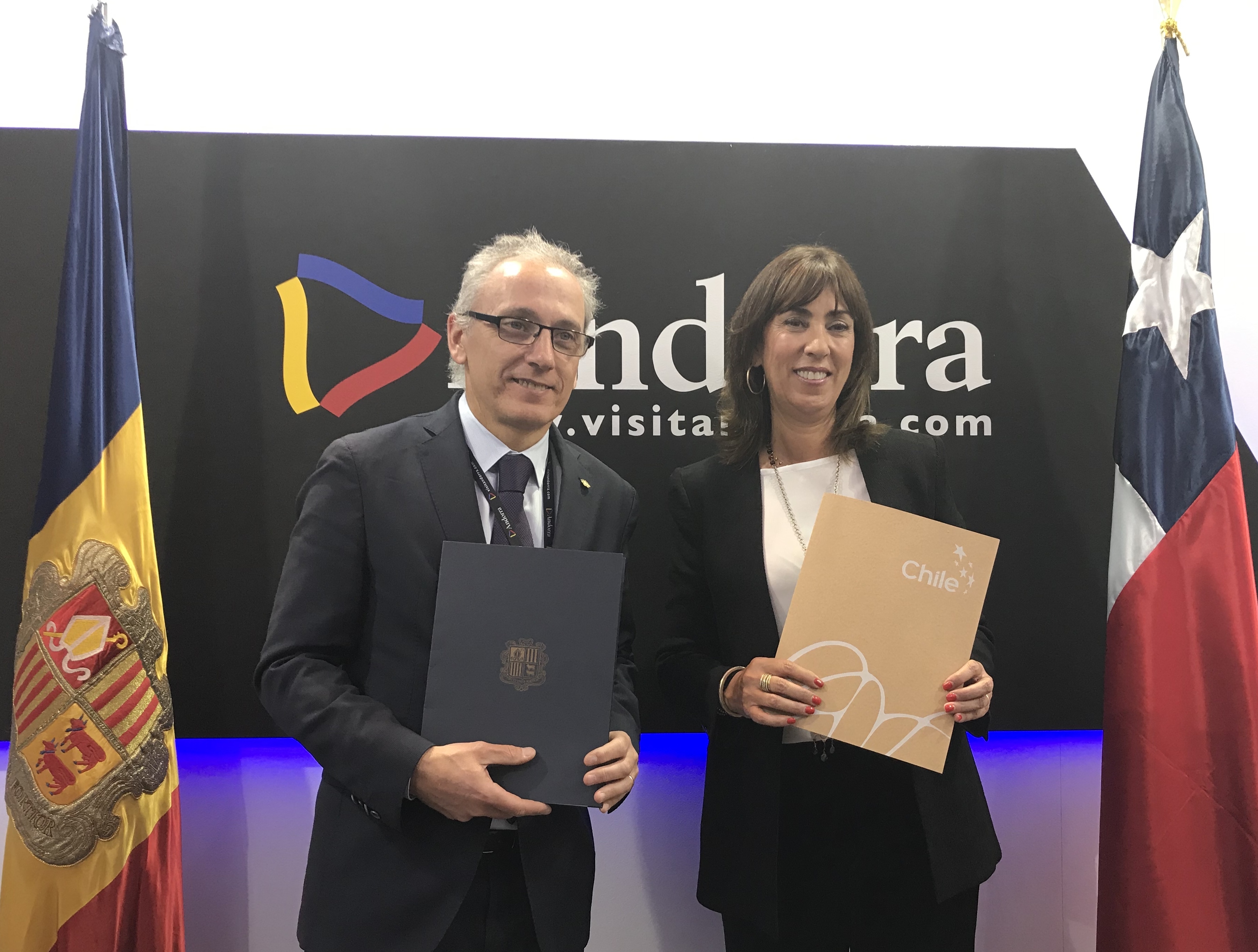 Andorra i Xile signen un acord de col·laboració en matèria de Turisme