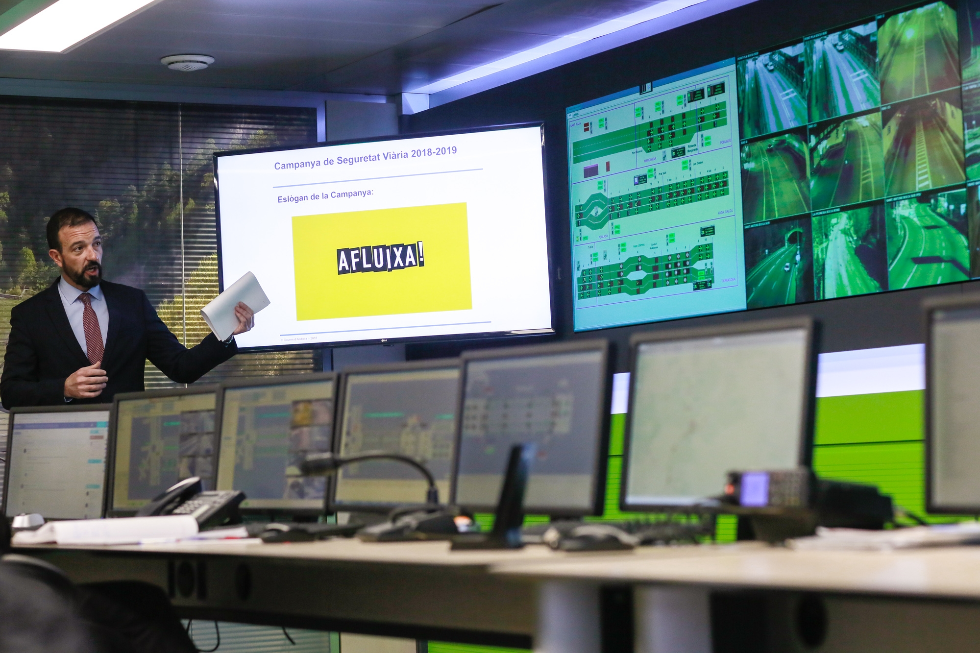 La campanya “Afluixa” conscienciarà contra l’excés de velocitat amb l’objectiu que no hi hagi cap víctima mortal al 2019