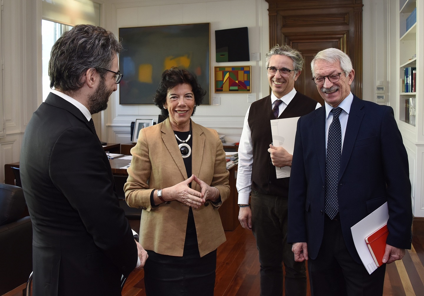 Jover es reuneix amb la Ministra d’Educació i Formació Professional d’Espanya