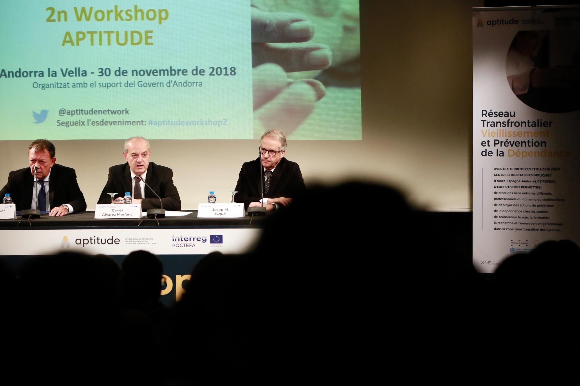 200 professionals sanitaris debaten sobre l'envelliment sostenible de la població i la prevenció de la dependència de la gent gran en la 2a jornada Aptitude celebrada avui a Andorra