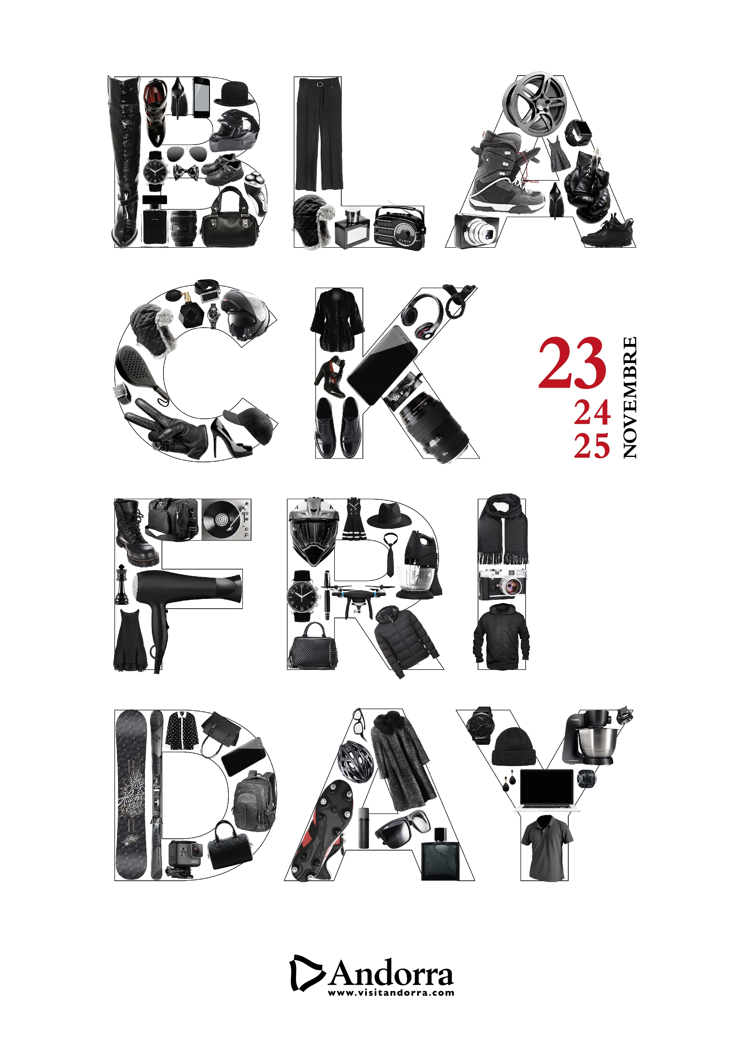 Cita amb el Black Friday a Andorra els dies 23, 24 i 25 de novembre