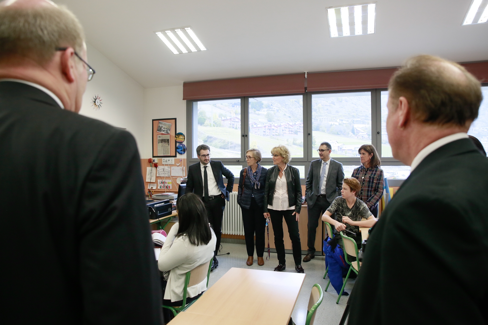 Una delegació del Consell d'Europa visita Andorra per tal de conèixer el treball competencial que l'Escola Andorrana du a terme al voltant de la ciutadania democràtica