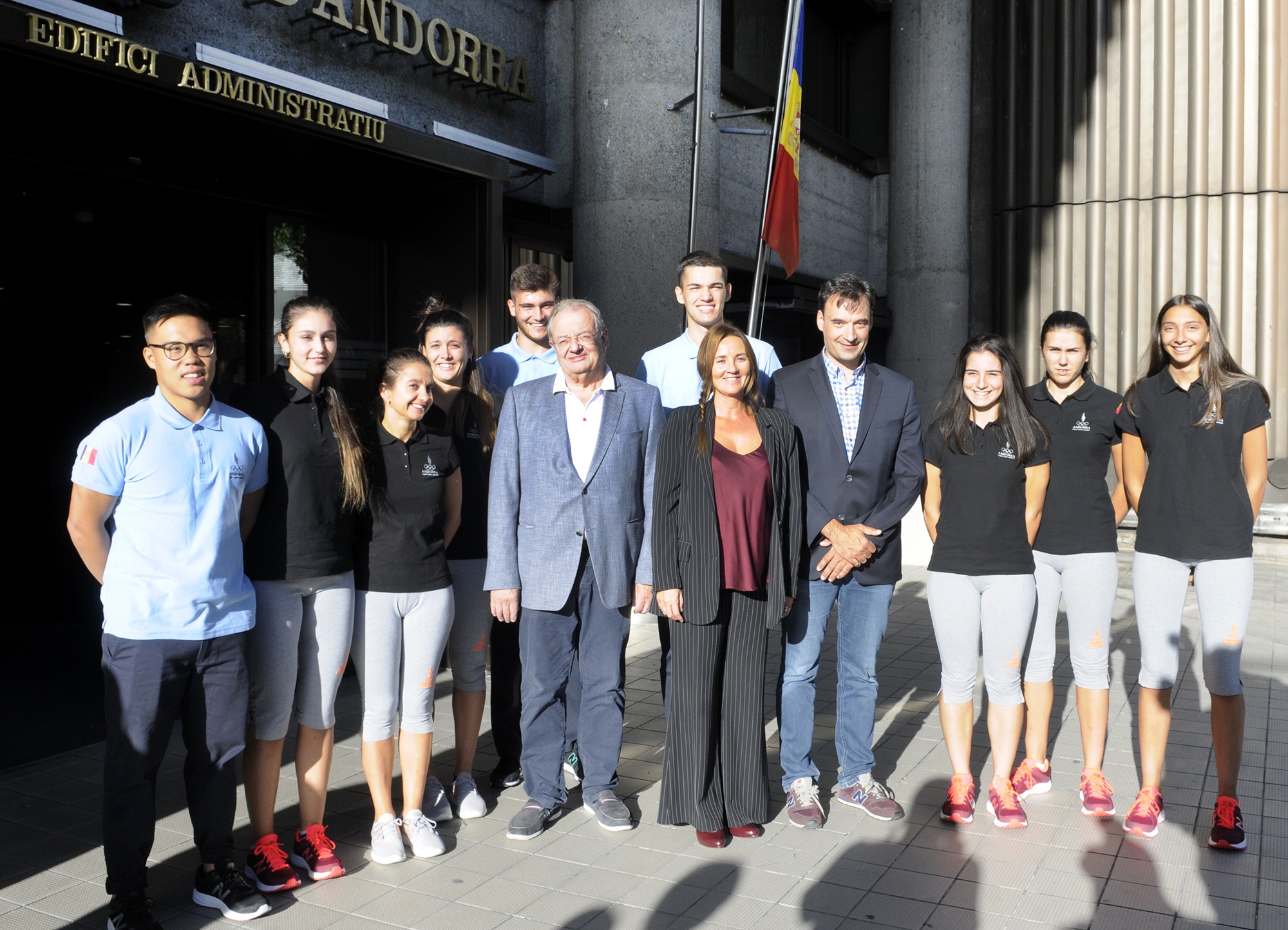 Gelabert rep els esportistes que participaran als Jocs olímpics de la joventut Buenos Aires 2018