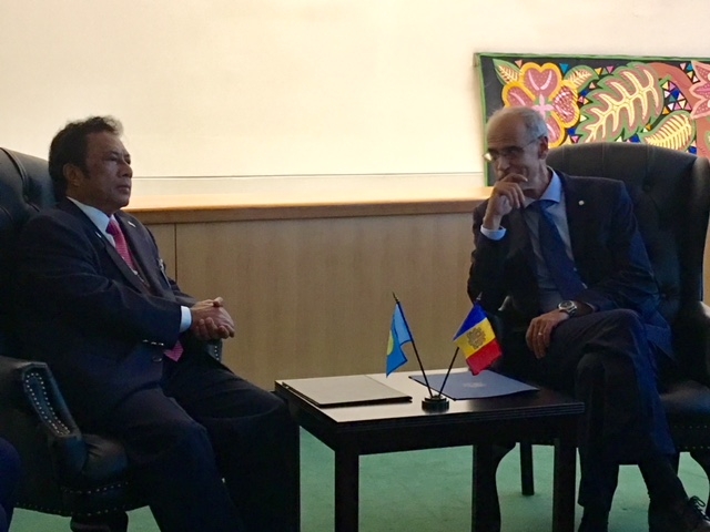 Andorra signa l’establiment de relacions diplomàtiques amb Madagascar i la República de Palau