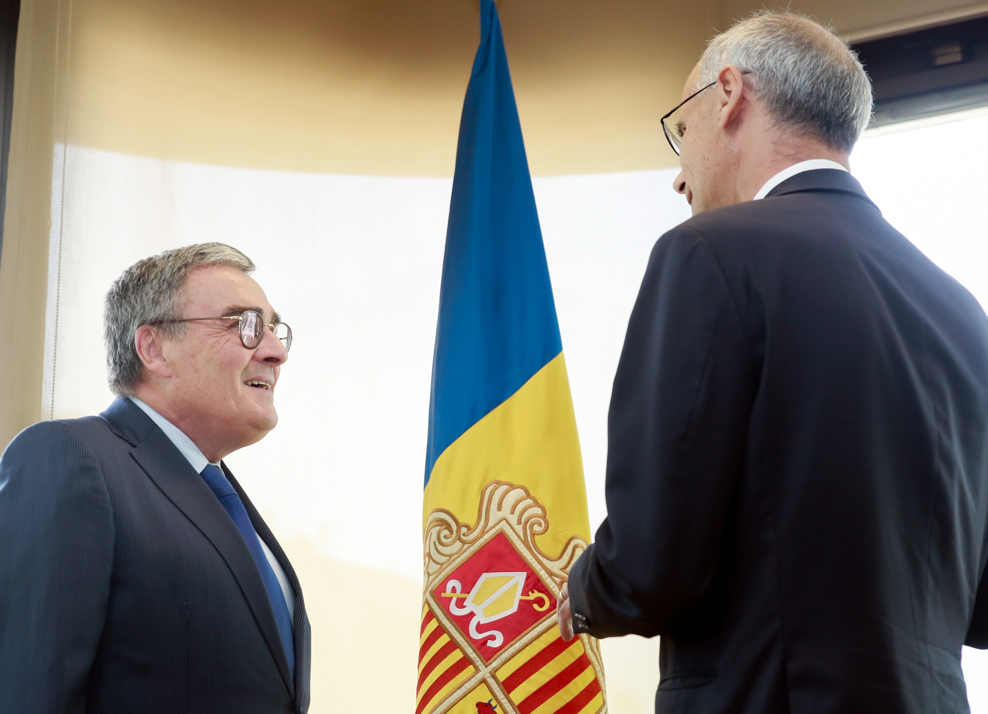 Martí i Ros tracten l’agenda europea, la Cimera Iberoamericana del 2020 i l’aeroport d’Andorra-La Seu en la seva primera trobada