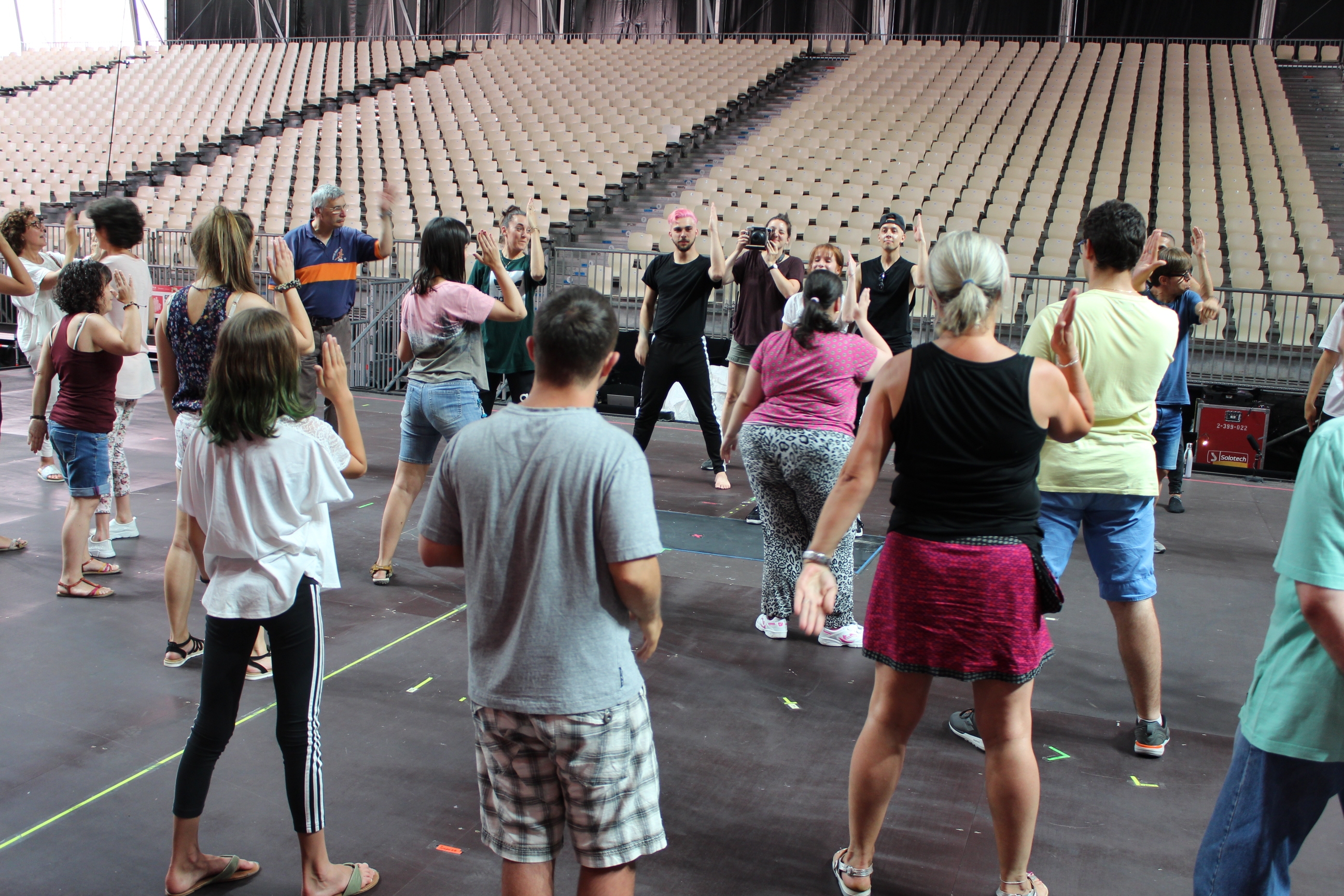 Tallers i intercanvi de regals entre l´EENSM i el Cirque du Soleil