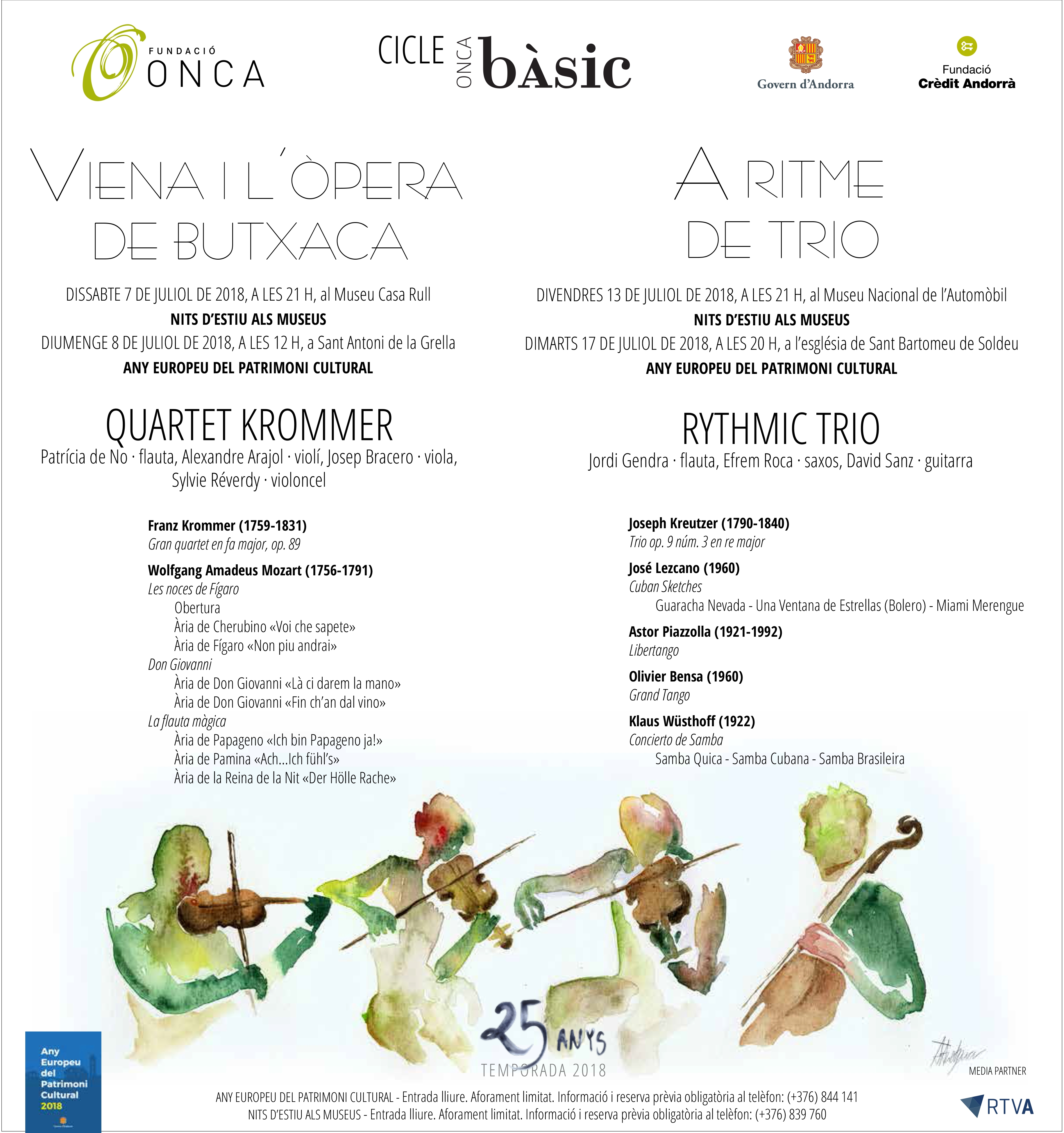 La flauta pren el protagonisme en el cicle ONCA Bàsic amb dues propostes que van des de l’òpera vienesa fins a la bossa nova