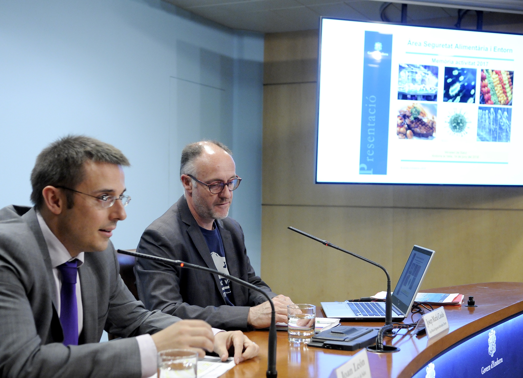 Es confirma el bon nivell de seguretat alimentària i de qualitat de les aigües potables del país