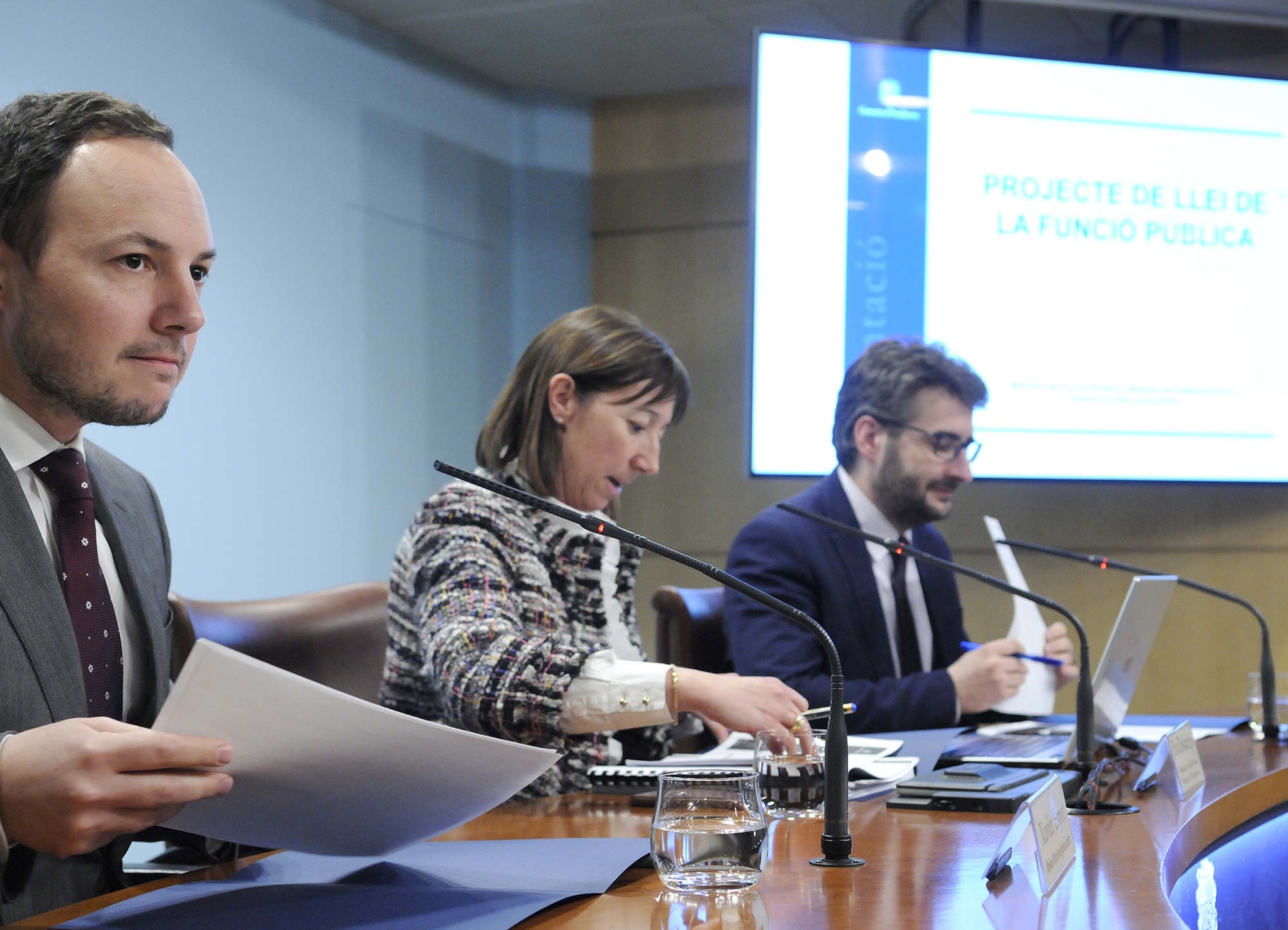 El Govern es coordinarà amb el Grup Demòcrata per introduir les modificacions al projecte de llei de la Funció Pública