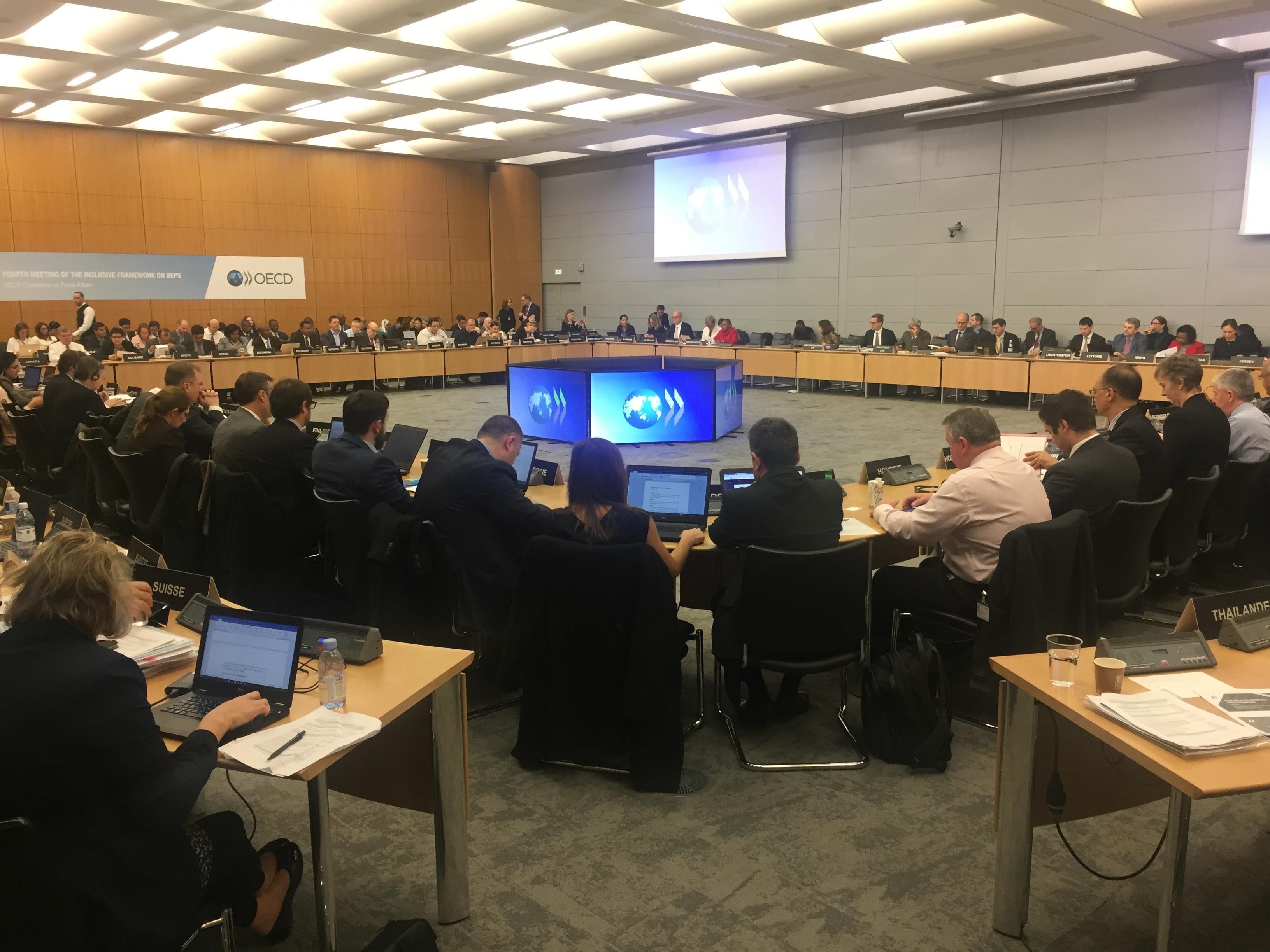 Cornella participa a la 4a reunió del Marc Inclusiu de BEPS de l’OCDE