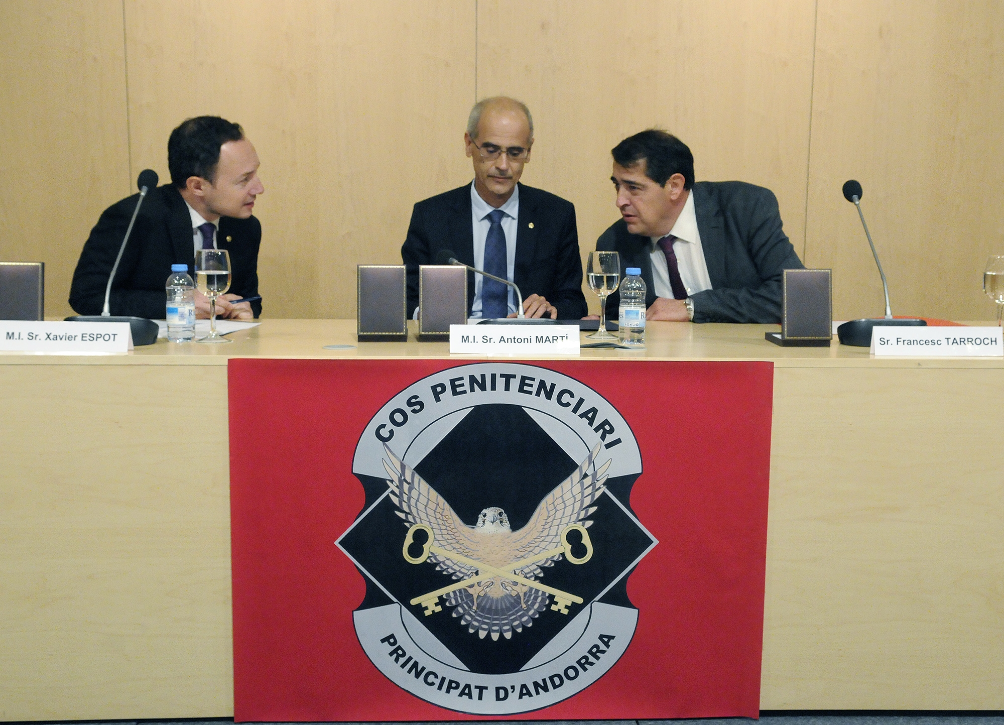 Martí i Espot destaquen les noves oportunitats de formació i carrera professional en el Dia de la Patrona del Cos Penitenciari