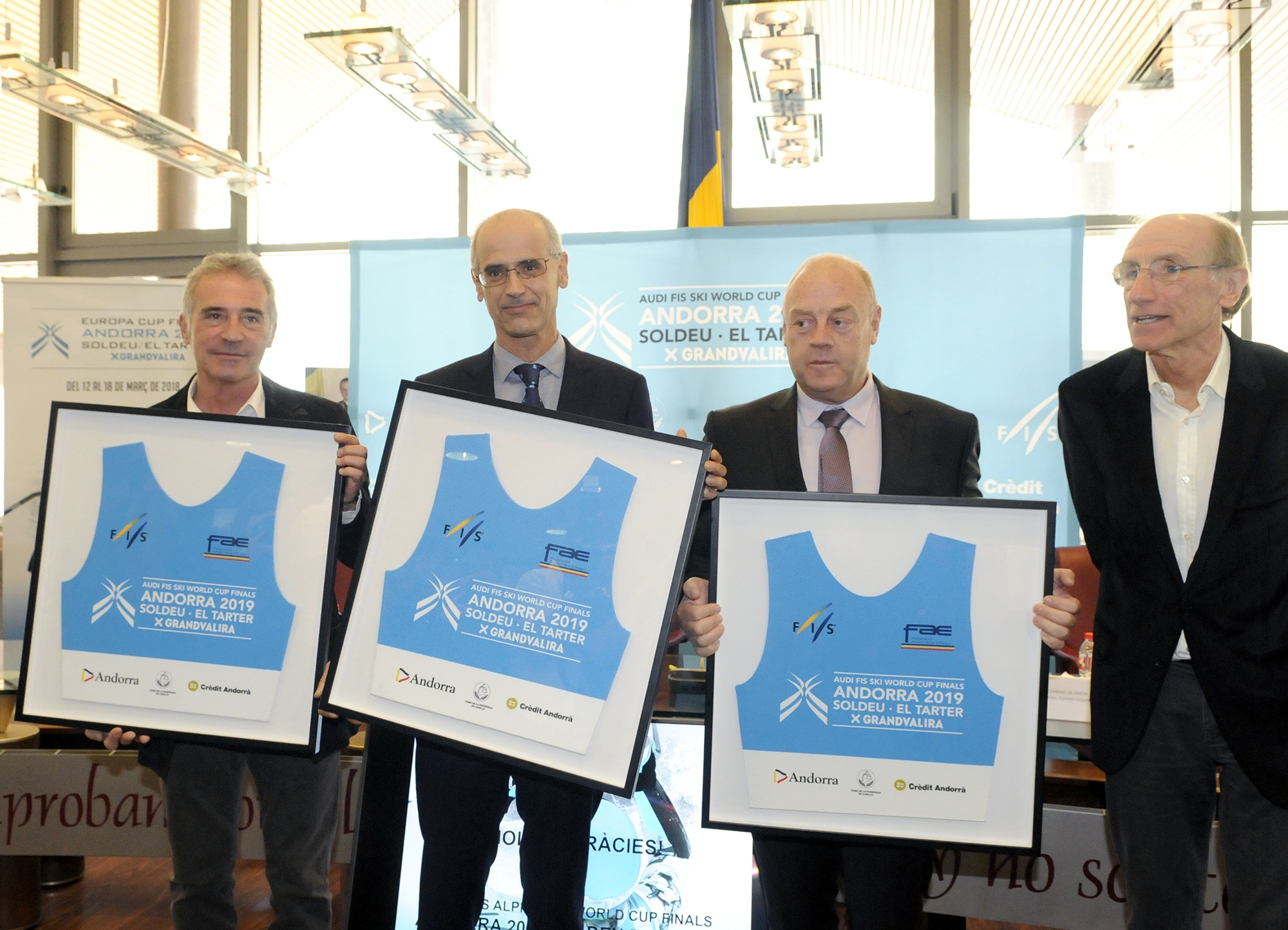 El cap de Govern presideix el Comitè d’Honor de les Finals de la Copa d’Europa 2018 i les Finals de la Copa del Món 2019