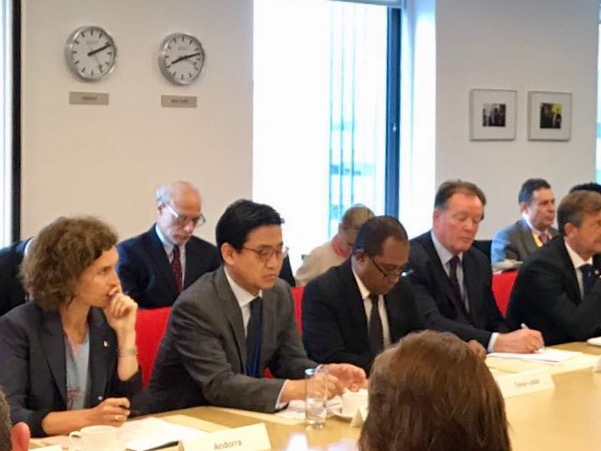 Ubach reafirma el compromís d’Andorra per reforçar el rol de la Cort Penal Internacional