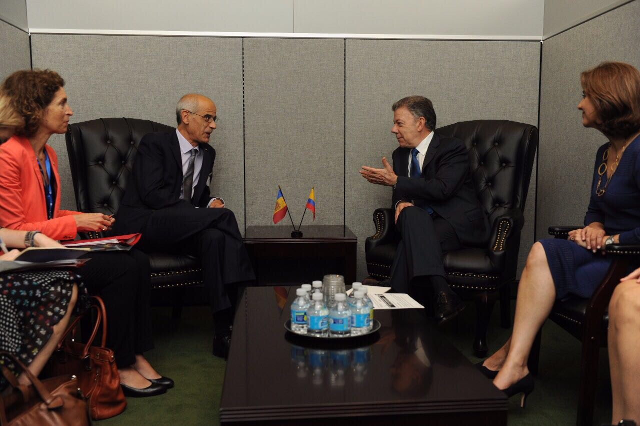 Colòmbia dóna suport a la candidatura d’Andorra per acollir la Cimera Iberoamericana el 2020