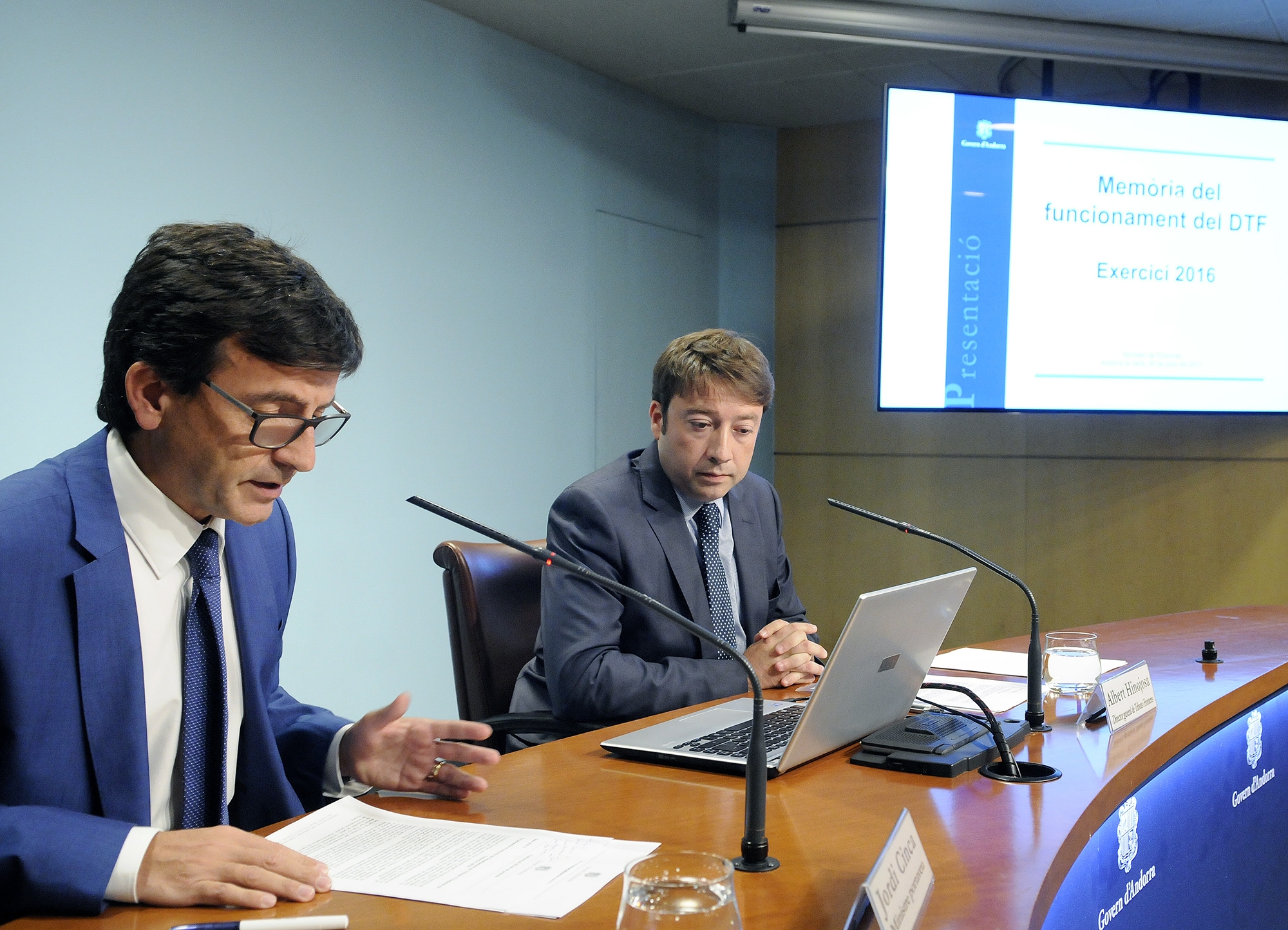 Es presenta la memòria del Departament de Tributs i Fronteres de l’exercici 2016