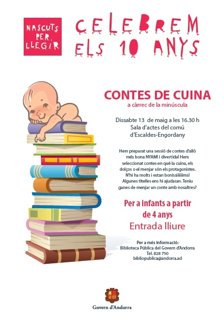 “Nascuts per llegir” arriba a les 936 famílies en el seu desè aniversari