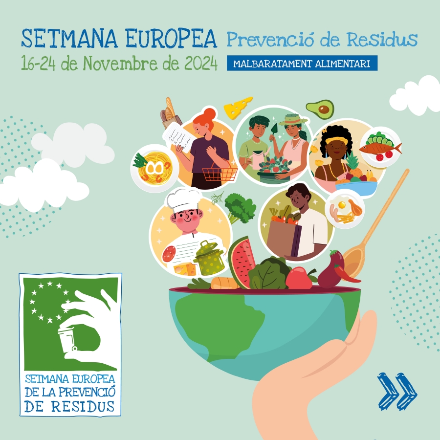 El repartiment de copes i calces menstruals i el malbaratament alimentari centren les activitats del Govern per celebrar la Setmana Europea de Prevenció de Residus