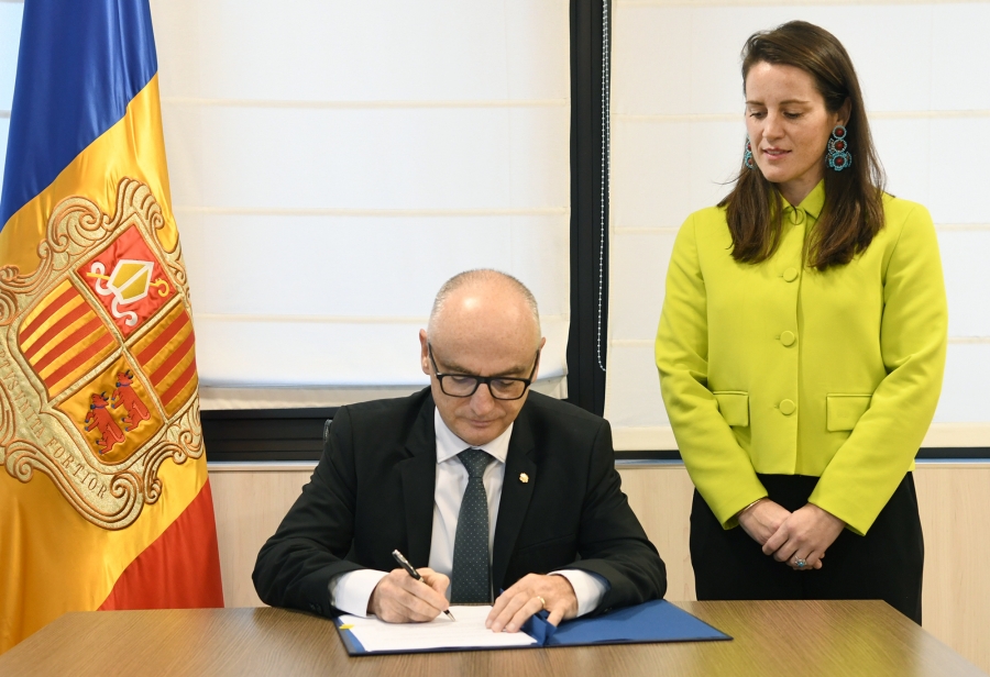 Andorra signa l’addenda a l’acord internacional d’intercanvi d’informació fiscal (CRS MCAA) per actualitzar els mecanismes existents